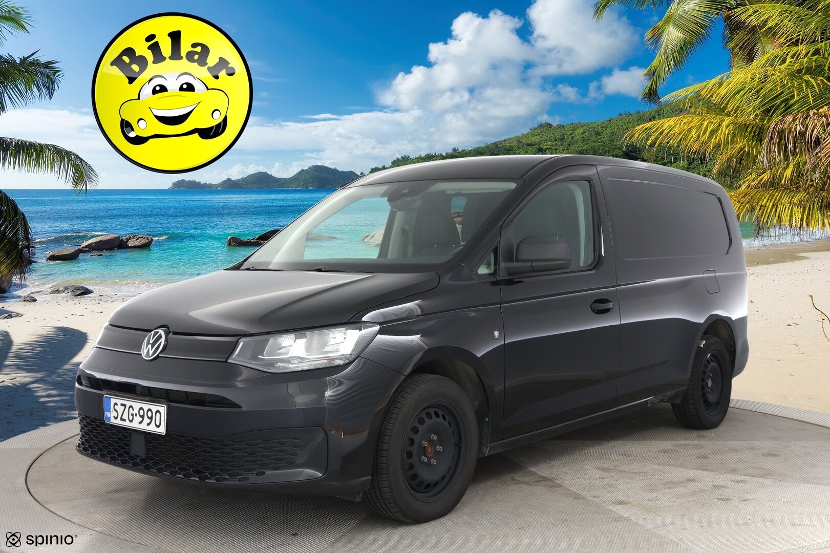 Volkswagen Caddy 2022 umpipakettiauto Cargo Pro 2,0 TDI 75kW 2501 kg - 1.OM Suomi-auto | Vakkari | Webasto | Hyllyt | Takatutkat | Apple & Android | Kahdet renkaat | Merkkihuollettu