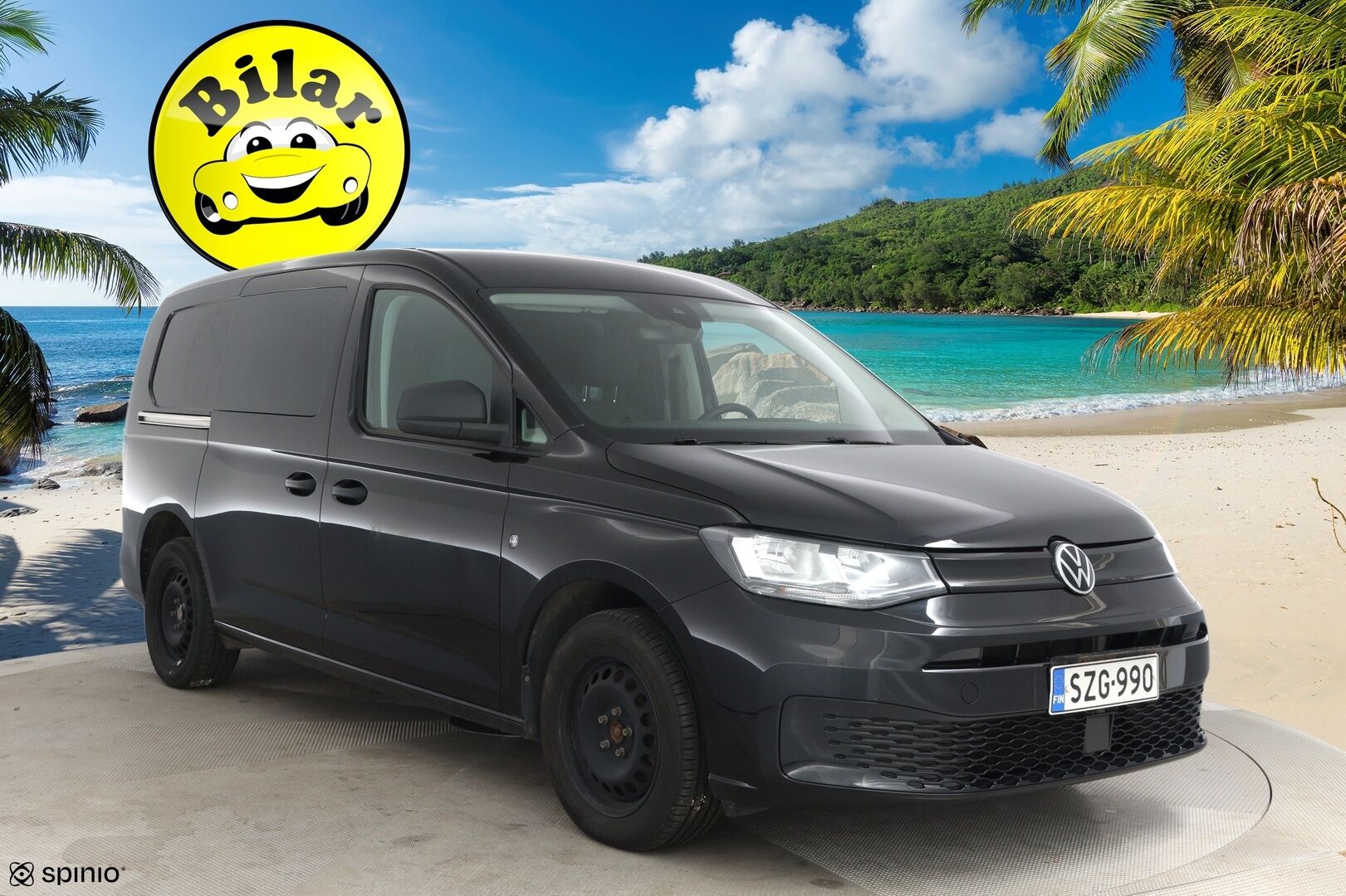 Volkswagen Caddy 2022 umpipakettiauto Cargo Pro 2,0 TDI 75kW 2501 kg - 1.OM Suomi-auto | Vakkari | Webasto | Hyllyt | Takatutkat | Apple & Android | Kahdet renkaat | Merkkihuollettu