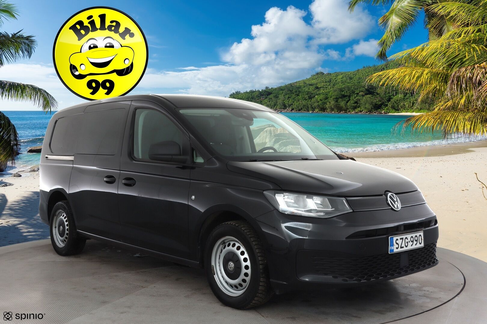 Volkswagen Caddy 2022 umpipakettiauto Cargo Pro 2,0 TDI 75kW 2501 kg *Vakkari / Webasto / Hyllyt / Takatutkat / Apple&Android* - 1.Om Suomi-auto / Kahdet Renkaat / Merkkihuollettu - HULLUT AVAJAISHULINAT KORKOTARJOUS 3,29 %