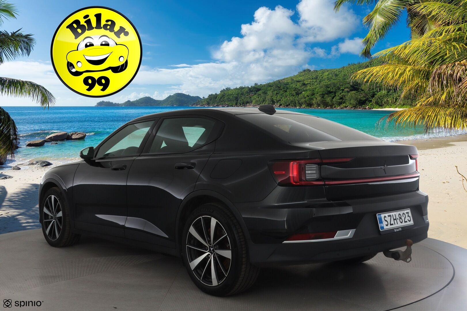 Polestar 2 2021 Launch Edition, 300kW * Pilot&Plus / Koukku / H&K / ACC / Pixel-LED / Lasikatto / 360° / Sporttipenkki Muistilla * - Akku kuntotarkastettu / Merkkihuollettu / Kahdet renkaat *