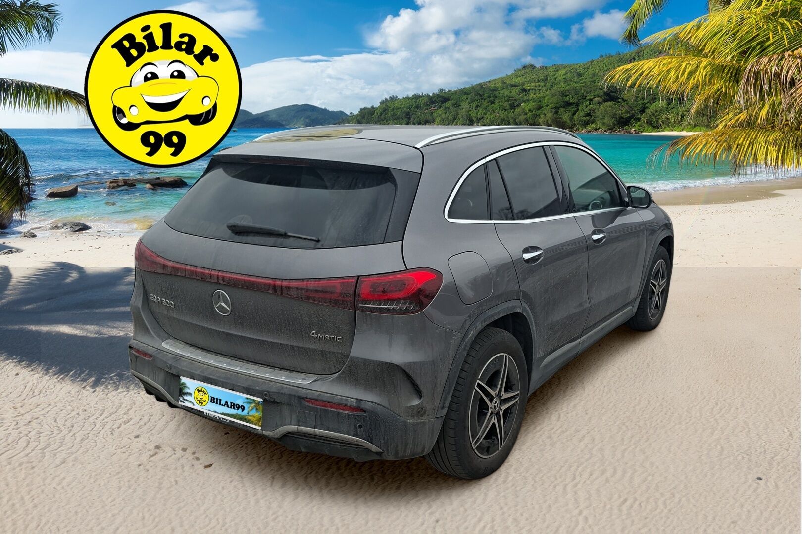 Mercedes-Benz EQA 2024 EQA 300 4MATIC AMG Line / Adapt.vakkari / Burmester / Muistipenkit / 360 / Keyless / High Performance Led / - HULLUT AVAJAISHULINAT KORKOTARJOUS 3,29 %