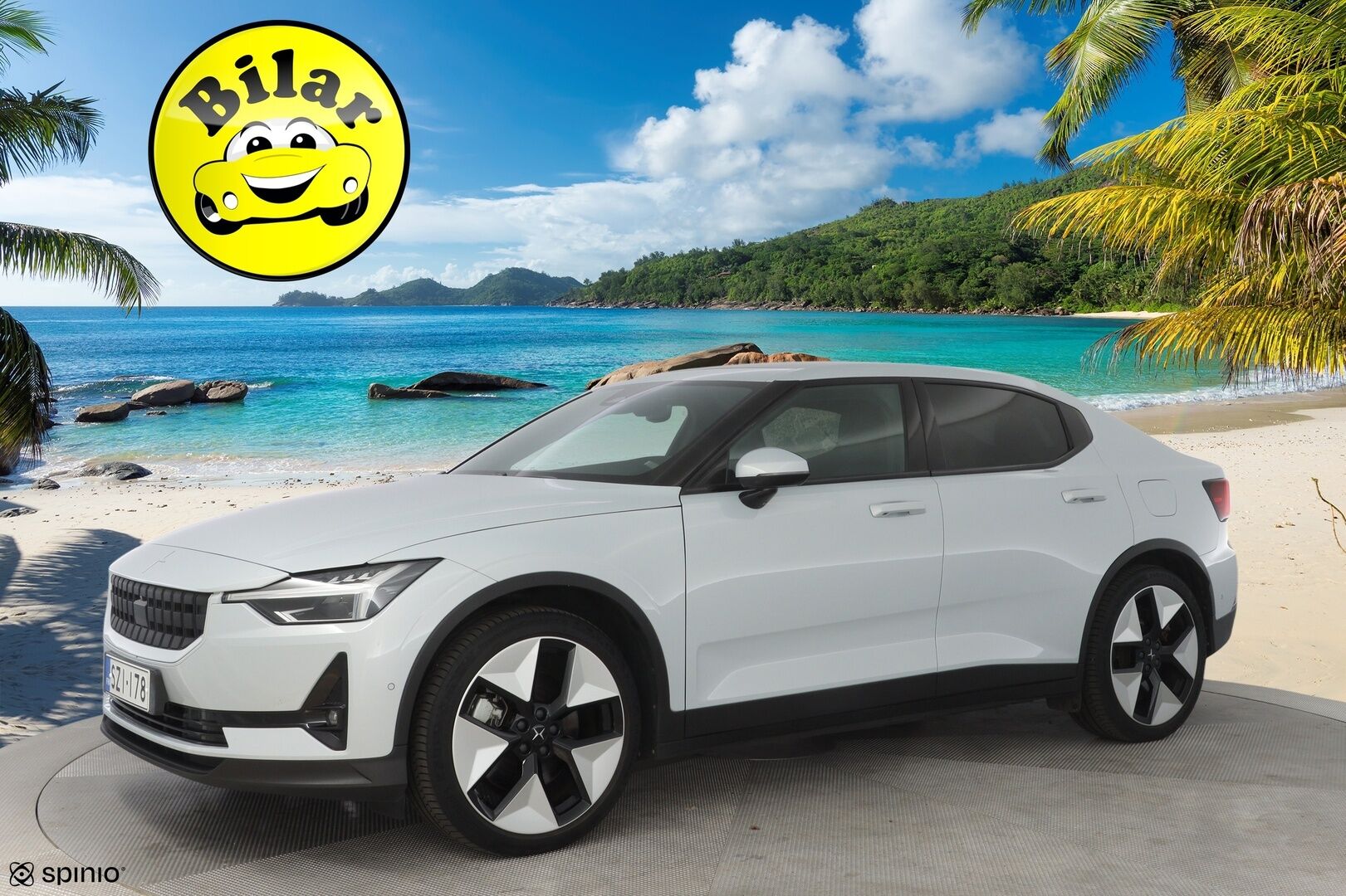 Polestar 2 2024 Long Range Dual Motor, 300kW, 78kWh - Pilot Lite & Plus | ACC | Vetokoukku | Panorama | Keyless | App Connect | H&K | Muistipenkki | Merkkihuollettu | Kahdet Polestarin vanteet | SoH 95,7%