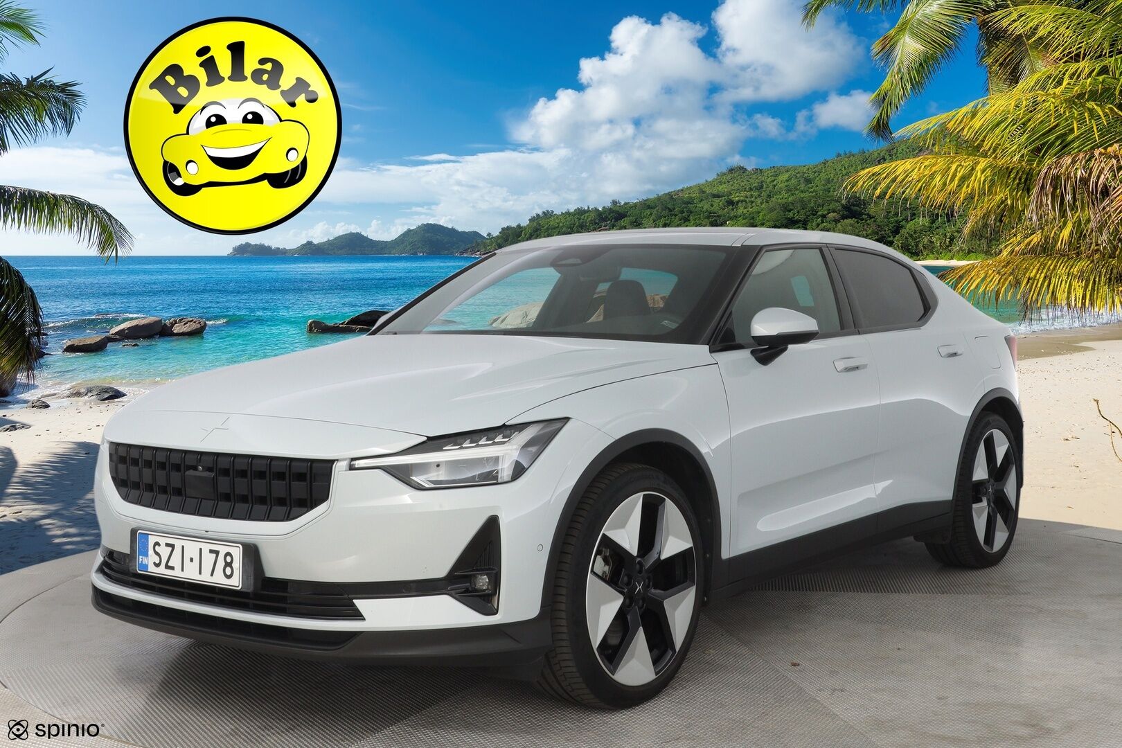 Polestar 2 2024 Long Range Dual Motor, 300kW, 78kWh - Pilot Lite & Plus | ACC | Vetokoukku | Panorama | Keyless | App Connect | H&K | Muistipenkki | Merkkihuollettu | Kahdet Polestarin vanteet | SoH 95,7%