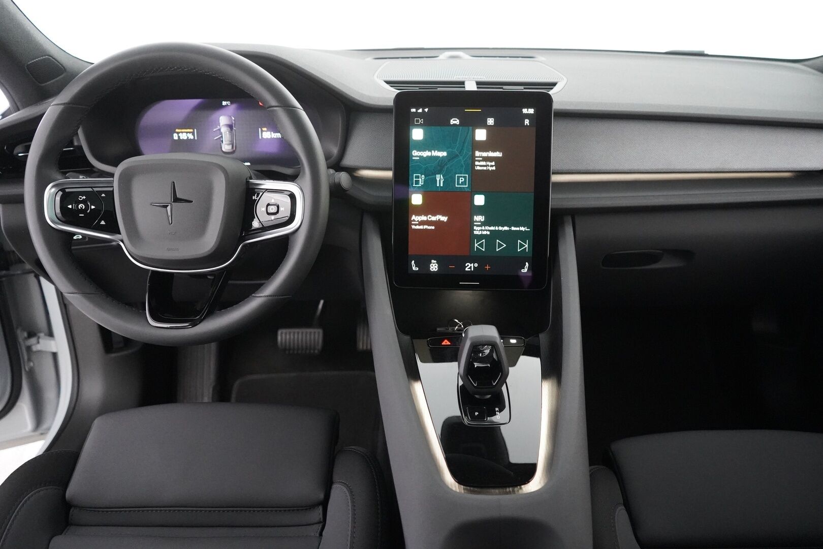 Polestar 2 2024 Long Range Dual Motor, 300kW, 78kWh - Pilot Lite & Plus | ACC | Vetokoukku | Panorama | Keyless | App Connect | H&K | Muistipenkki | Merkkihuollettu | Kahdet Polestarin vanteet | SoH 95,7%
