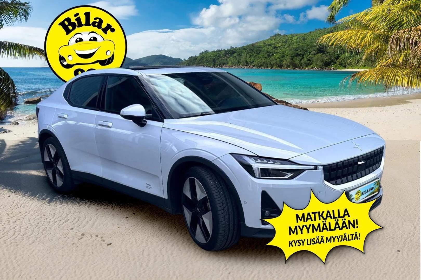 Polestar 2 2024 Long Range Dual Motor, 300kW, 78kWh - Pilot Lite & Plus | ACC | Vetokoukku | Pixel Led | Panorama | Keyless | App Connect | H&K | Muistipenkki | Merkkihuollettu | Kahdet Polestarin vanteet | Akku kuntotarkastettu