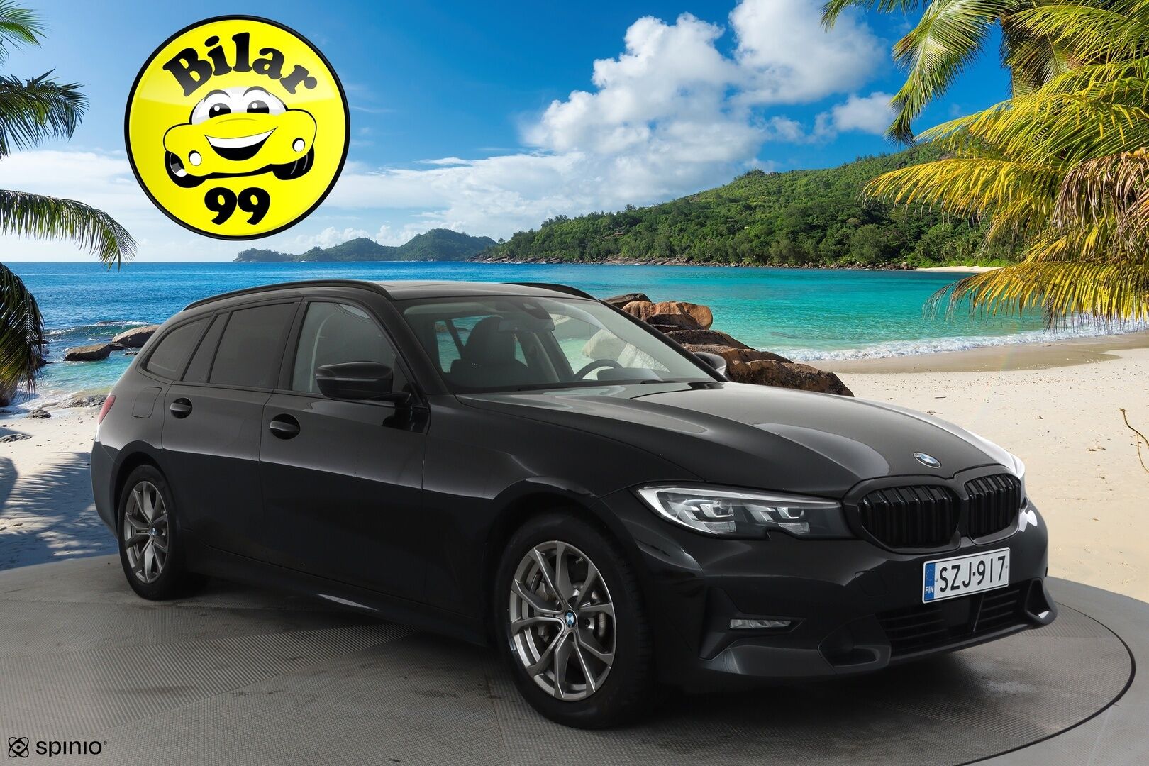 BMW 330 2021 G21 Touring 330e A Charged Edition Sport **ACC / Panorama / P.tutkat / Hifi / Sporttipenkit / LED / Navi / Puolinahat** - Kahdet renkaat aluvanteilla / Merkkihuollettu