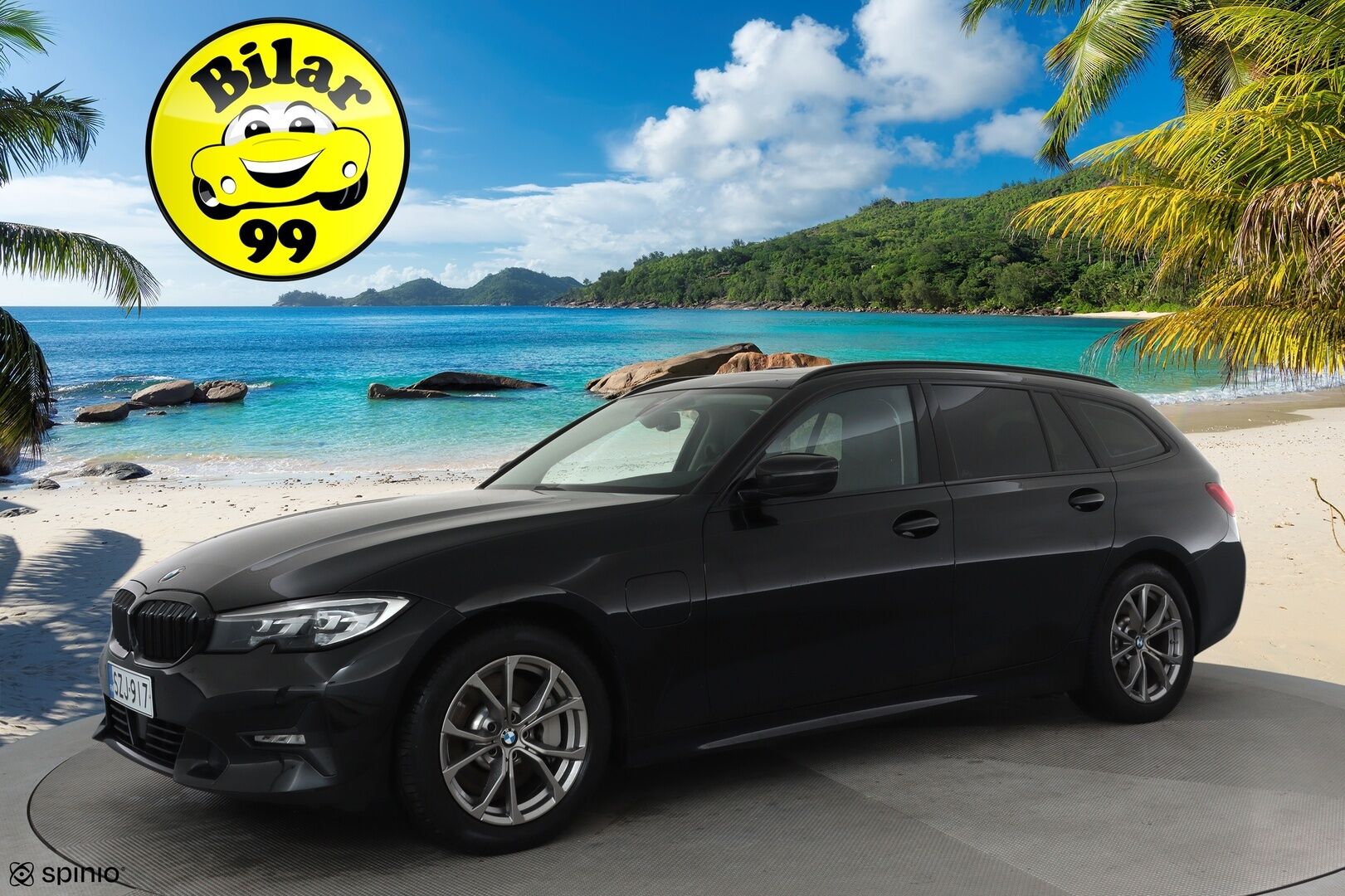 BMW 330 2021 G21 Touring 330e A Charged Edition Sport **ACC / Panorama / P.tutkat / Hifi / Sporttipenkit / LED / Navi / Puolinahat** - Kahdet renkaat aluvanteilla / Merkkihuollettu