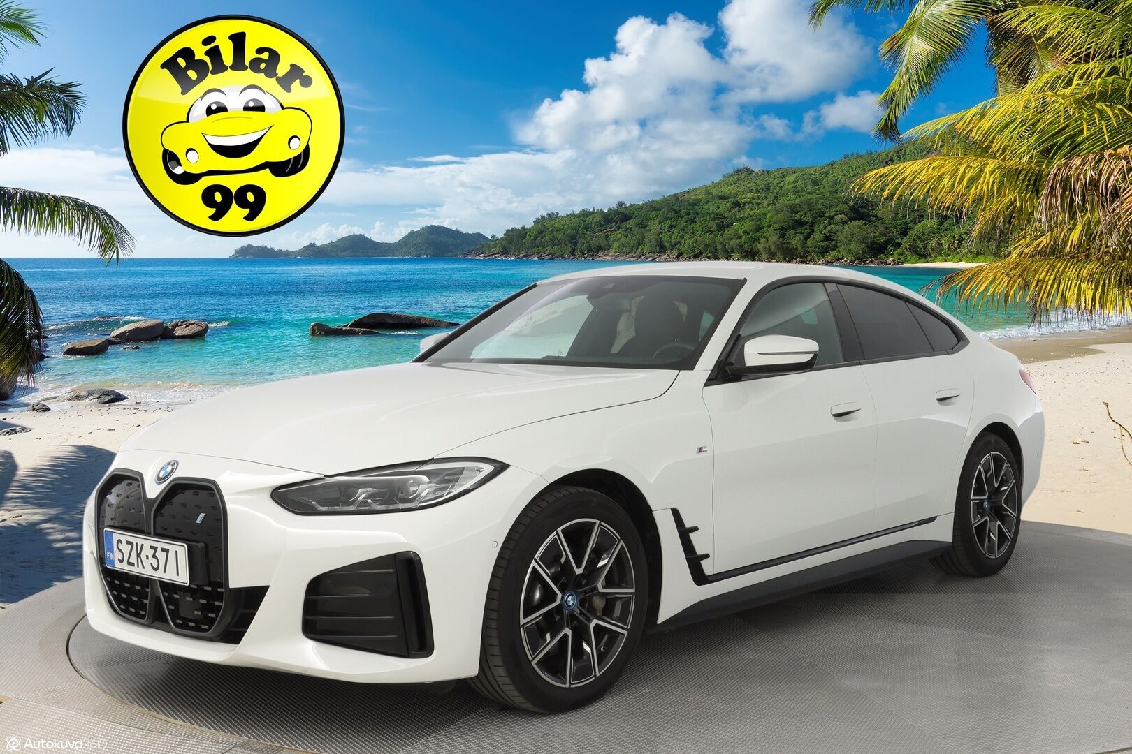 BMW I4 2023 eDrive35 M-Sport *ACC / Kamera / Sporttipenkit / Navi / Kaistavahti* - 3,99 % KORKOTARJOUS TÄHÄN AUTOON - Soh 95,15% / Juuri huollettu Länsiautolla / Puhdas CarVertical