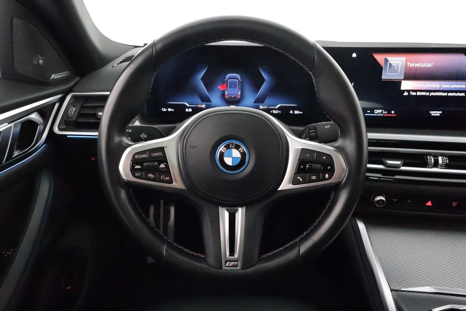 BMW I4 M50 2024 G26 xDrive Charged Gran Coupe **Adapt. vakkari / H&K / Kattoluukku / Koukku / Adapt. alusta / 360° Kamera** - 2,99 % KORKOTARJOUS TÄHÄN AUTOON - Facelift! / LED-valot / Harman/Kardon / Navi / Kaistavahti / Apple&Android / Akku kuntotarkastettu