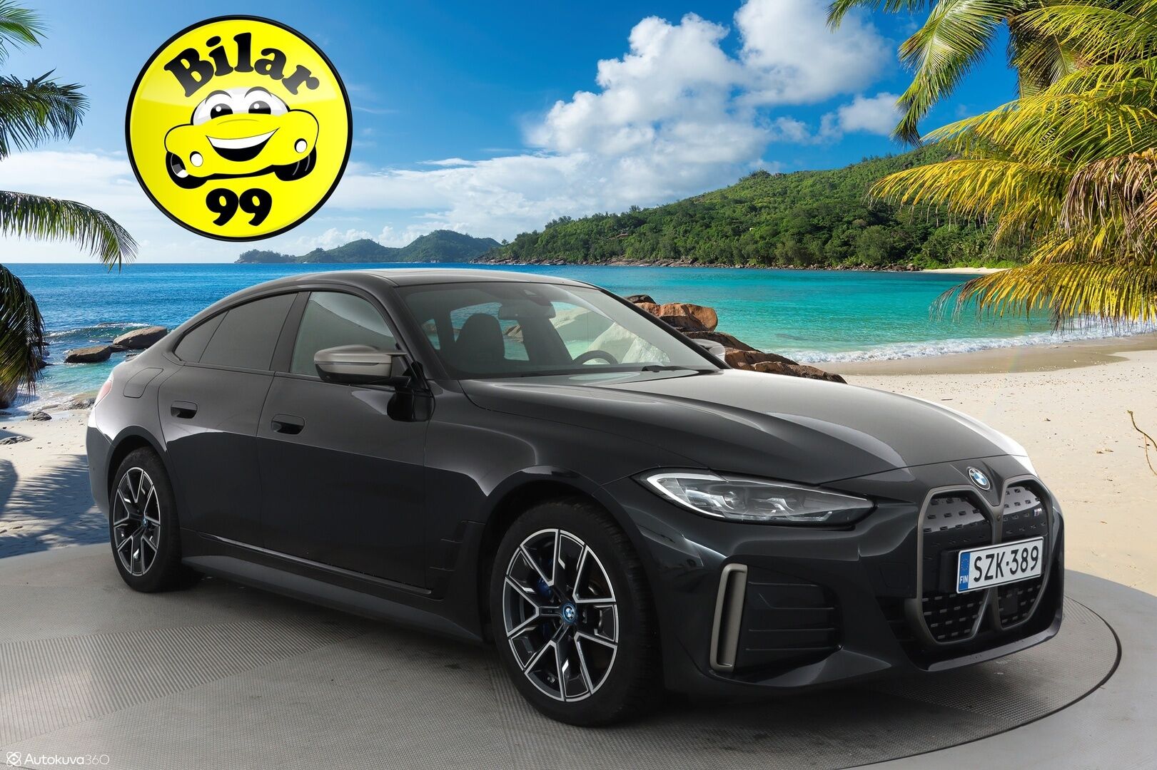 BMW I4 M50 2024 G26 xDrive Charged Gran Coupe **Adapt. vakkari / H&K / Kattoluukku / Koukku / Adapt. alusta / 360° Kamera** - 2,99 % KORKOTARJOUS TÄHÄN AUTOON - Facelift! / LED-valot / Harman/Kardon / Navi / Kaistavahti / Apple&Android / Akku kuntotarkastettu