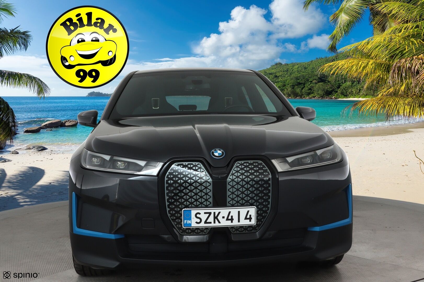 BMW IX 2022 xDrive40 **Adapt.vakkari / Muistipenkit / HUD / 360° / H&K / Comfort Access / Widescreen / LED** - 3,99 % KORKOTARJOUS TÄHÄN AUTOON 30.9. ASTI! - Akku kuntotarkastettu / Hierova kuljettajan istuin / Hieno!