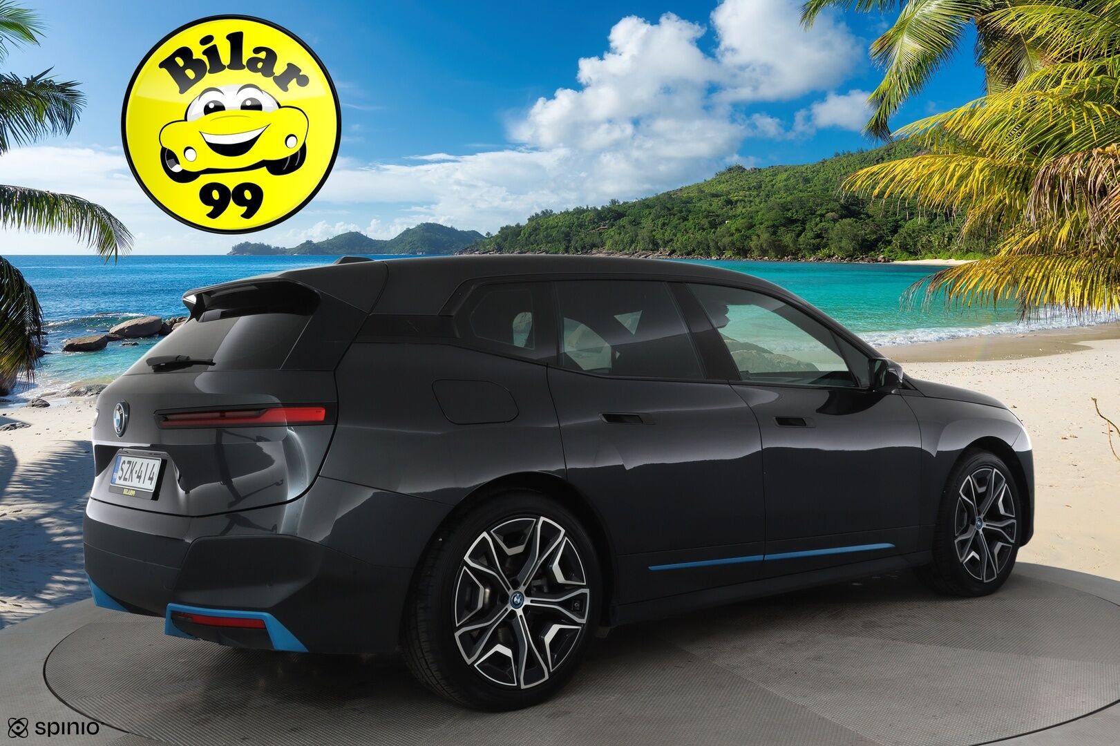 BMW IX 2022 xDrive40 **Adapt.vakkari / Muistipenkit / HUD / 360° / H&K / Comfort Access / Widescreen / LED** - 3,99 % KORKOTARJOUS TÄHÄN AUTOON 30.9. ASTI! - Akku kuntotarkastettu / Hierova kuljettajan istuin / Hieno!