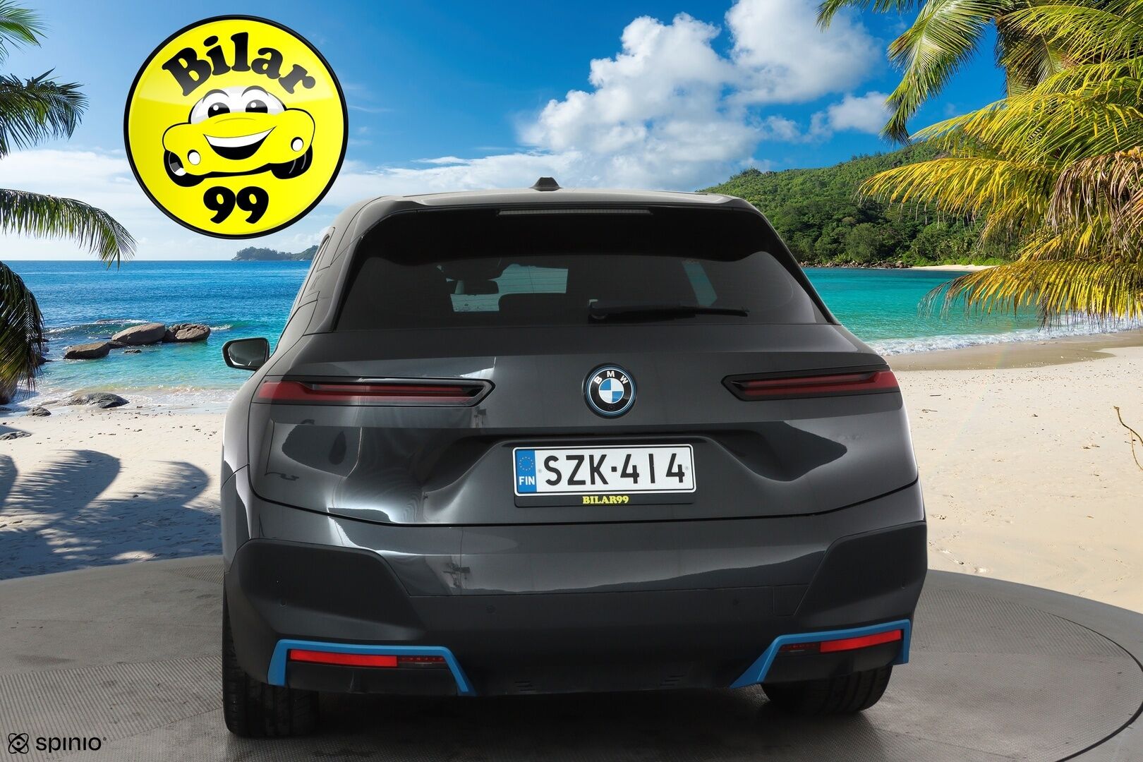 BMW IX 2022 xDrive40 **Adapt.vakkari / Muistipenkit / HUD / 360° / H&K / Comfort Access / Widescreen / LED** - 3,99 % KORKOTARJOUS TÄHÄN AUTOON 30.9. ASTI! - Akku kuntotarkastettu / Hierova kuljettajan istuin / Hieno!