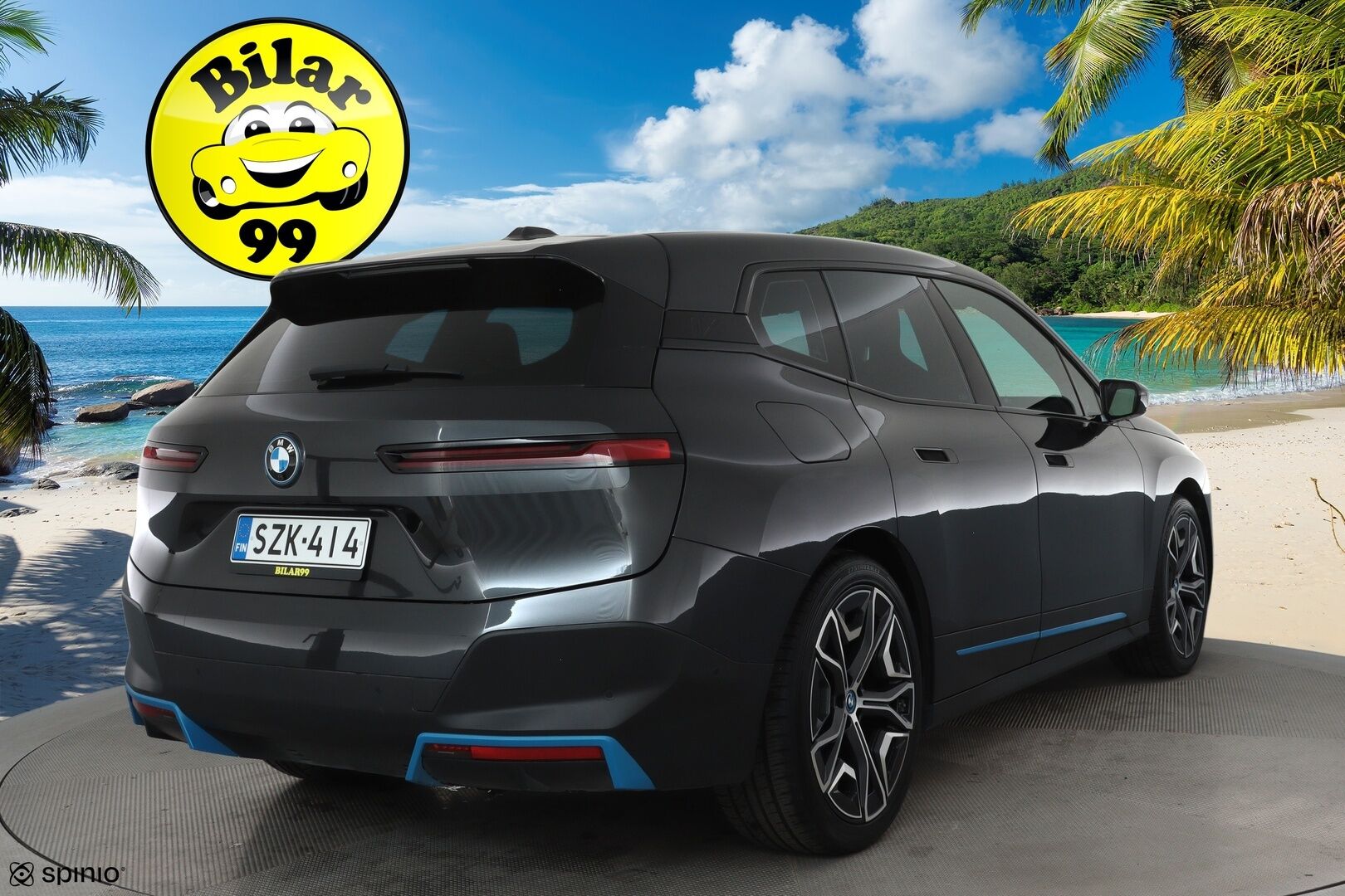 BMW IX 2022 xDrive40 **Adapt.vakkari / Muistipenkit / HUD / 360° / H&K / Comfort Access / Widescreen / LED** - 3,99 % KORKOTARJOUS TÄHÄN AUTOON 30.9. ASTI! - Akku kuntotarkastettu / Hierova kuljettajan istuin / Hieno!