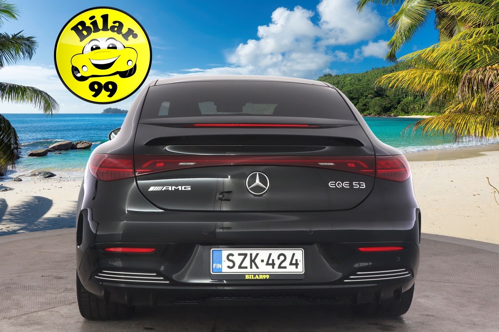 MERCEDES-BENZ EQE 2023 53 AMG 4MATIC+ **Hyperscreen / Panorama / HUD / Burmester / Distronic+ / Nelipyöräojaus / Hierovat&Ilmastoidut penkit** - Akku kuntotarkastettu! / Digital Light / Apple&Android / Keyless / 360 Kamera