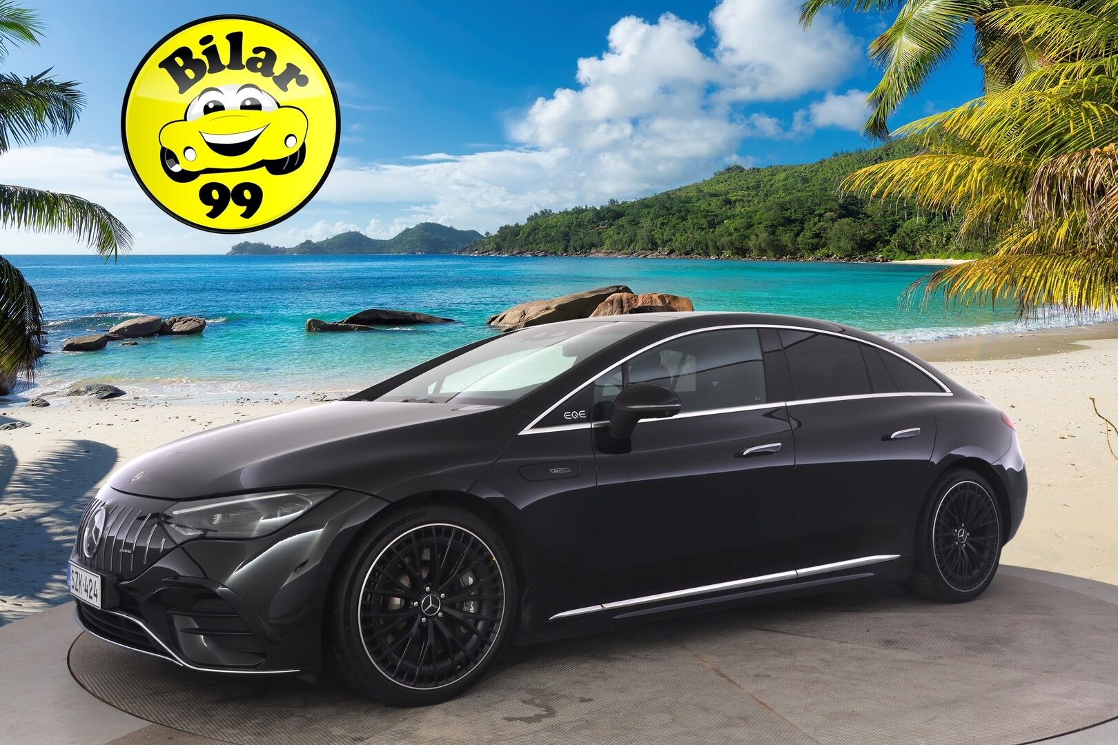 MERCEDES-BENZ EQE 2023 53 AMG 4MATIC+ **Hyperscreen / Panorama / HUD / Burmester / Distronic+ / Nelipyöräojaus / Hierovat&Ilmastoidut penkit** - Akku kuntotarkastettu! / Digital Light / Apple&Android / Keyless / 360 Kamera