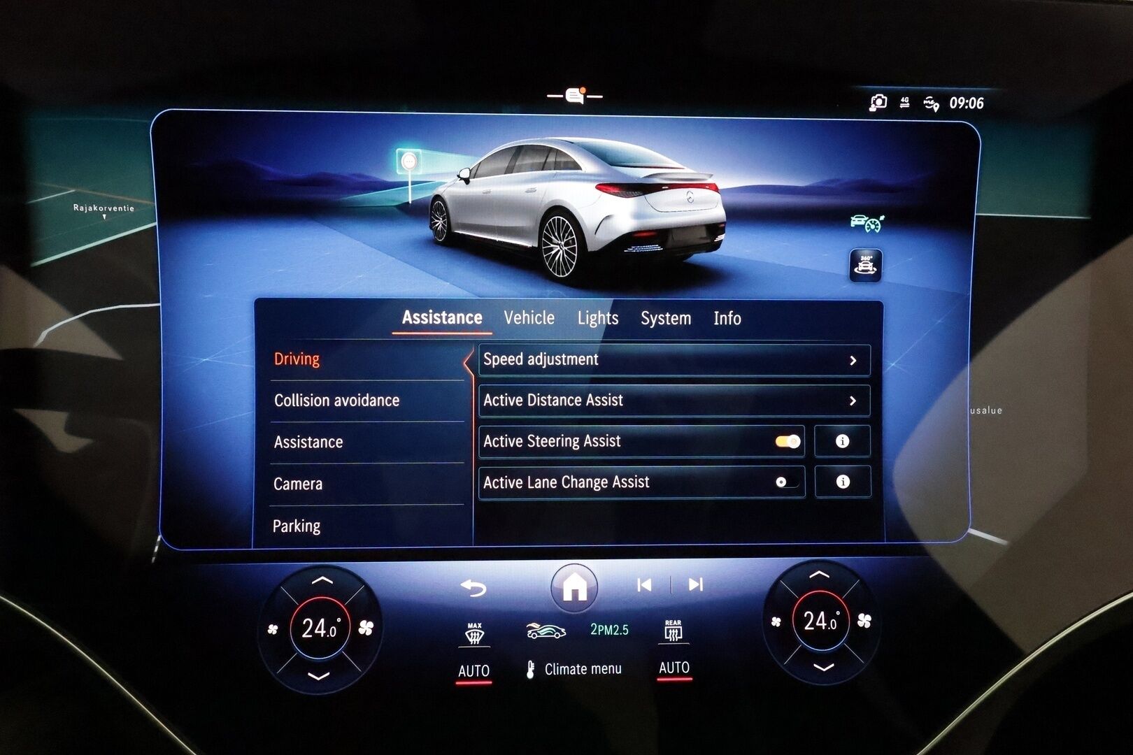 MERCEDES-BENZ EQE 2023 53 AMG 4MATIC+ **Hyperscreen / Panorama / HUD / Burmester / Distronic+ / Nelipyöräojaus / Hierovat&Ilmastoidut penkit** - Akku kuntotarkastettu! / Digital Light / Apple&Android / Keyless / 360 Kamera