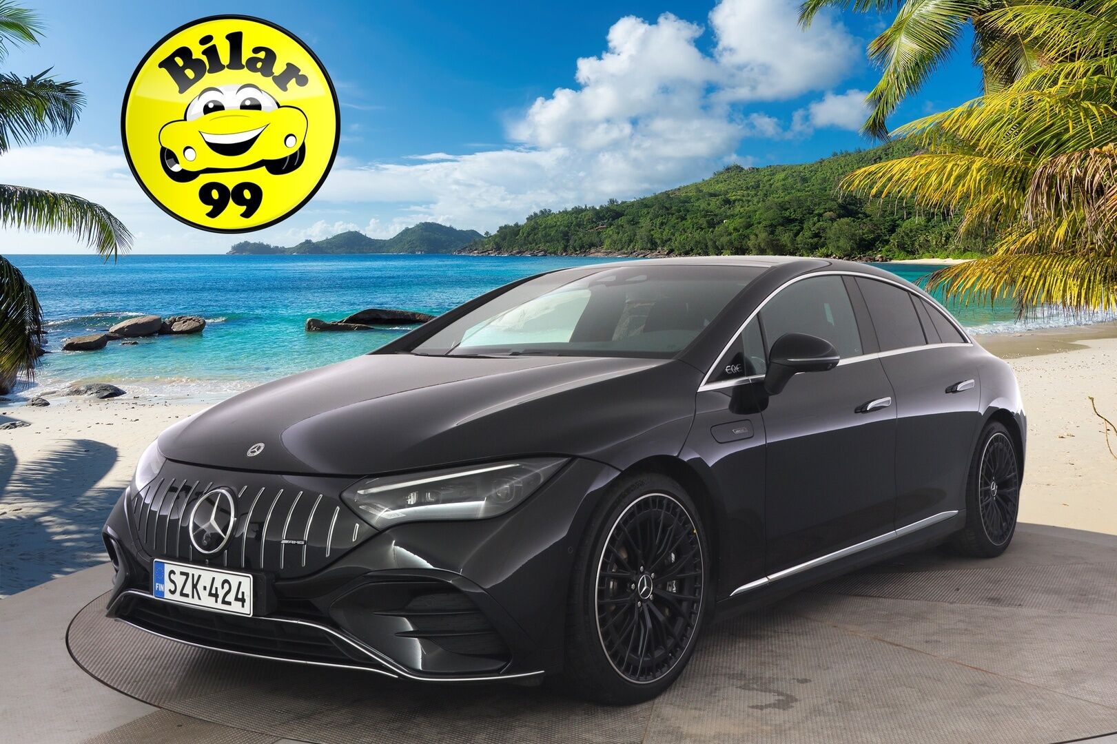 MERCEDES-BENZ EQE 2023 53 AMG 4MATIC+ **Hyperscreen / Panorama / HUD / Burmester / Distronic+ / Nelipyöräojaus / Hierovat&Ilmastoidut penkit** - Akku kuntotarkastettu! / Digital Light / Apple&Android / Keyless / 360 Kamera