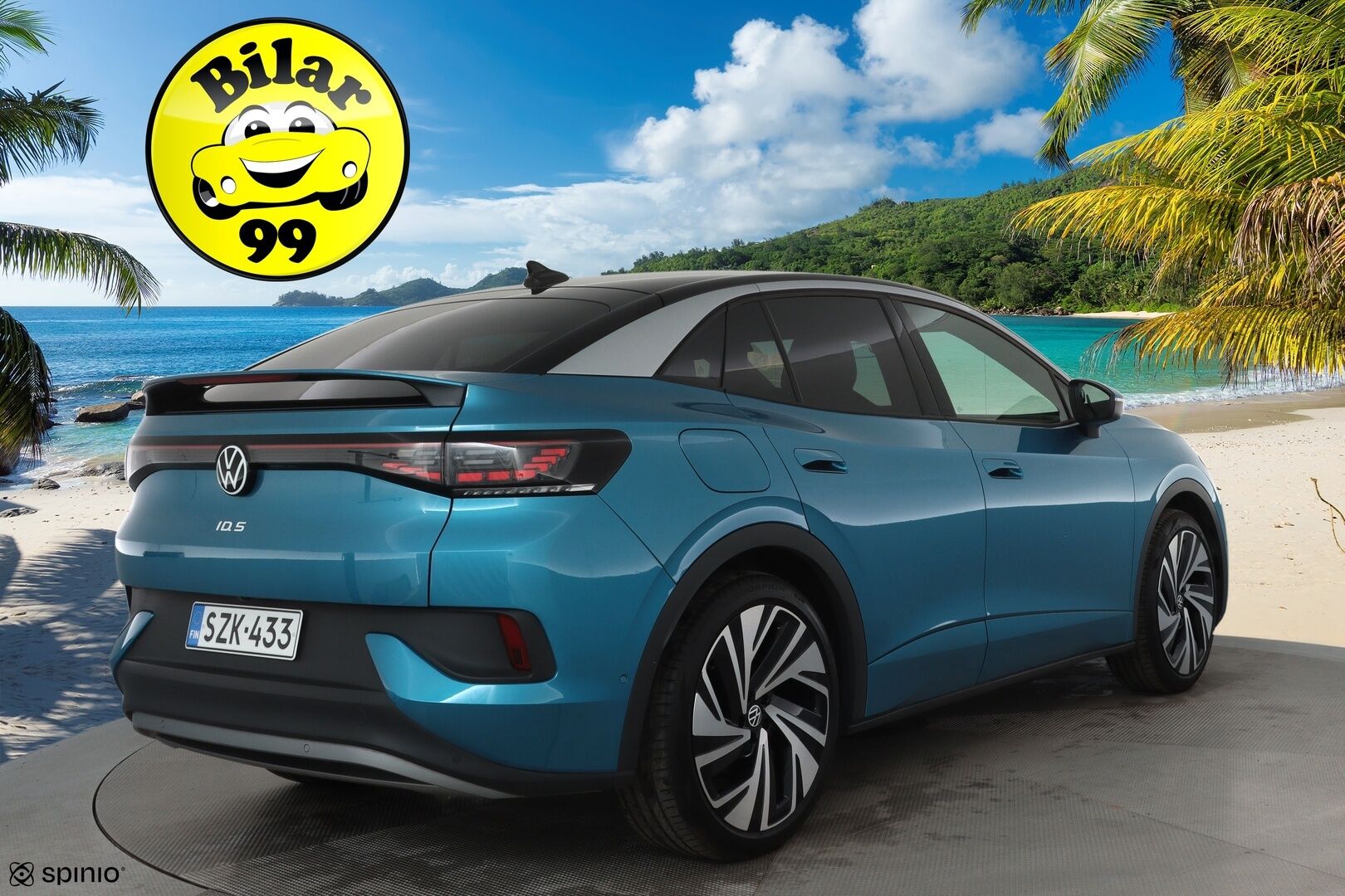 VOLKSWAGEN ID.5 2025 Pro  **ACC / HUD / H&K / Koukku / 360° / ILP / Muistipenkit hieronnalla / IQ.Light / Facelift** - 3,99 % KORKOTARJOUS TÄHÄN AUTOON 23.9. ASTI! - Akku kuntotarkastettu SoH 99,6% / Kahdet renkaat aluvanteilla