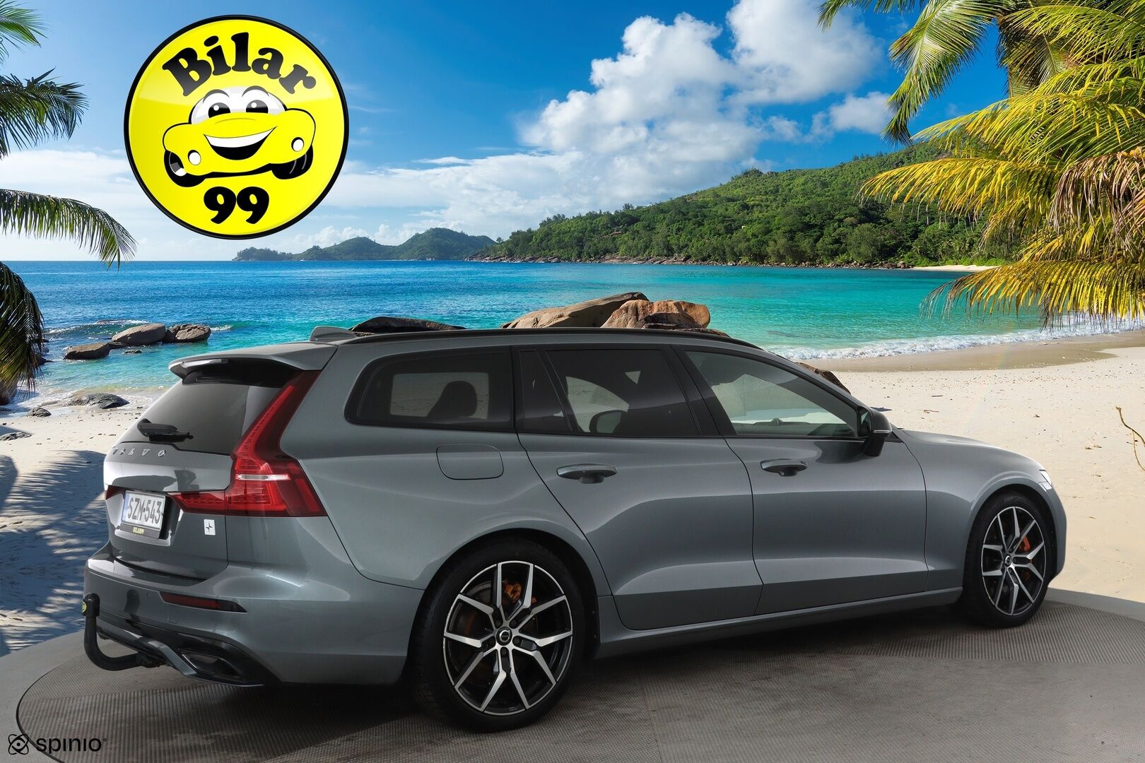 Volvo V60 2020 T8 TwE AWD Business Polestar aut **Panorama / Muistipenkki / Bowers&Wilkins / Webasto / Koukku / KeylessGo / P.kamera** - 3,99 % KORKOTARJOUS TÄHÄN AUTOON - Suomi-auto / Kahdet renkaat aluvanteilla