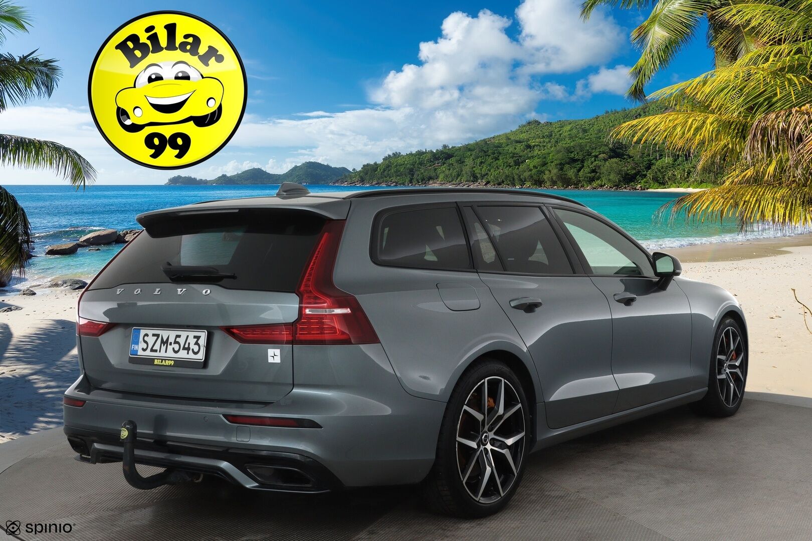 Volvo V60 2020 T8 TwE AWD Business Polestar aut **Panorama / Muistipenkki / Bowers&Wilkins / Webasto / Koukku / KeylessGo / P.kamera** - 3,99 % KORKOTARJOUS TÄHÄN AUTOON - Suomi-auto / Kahdet renkaat aluvanteilla