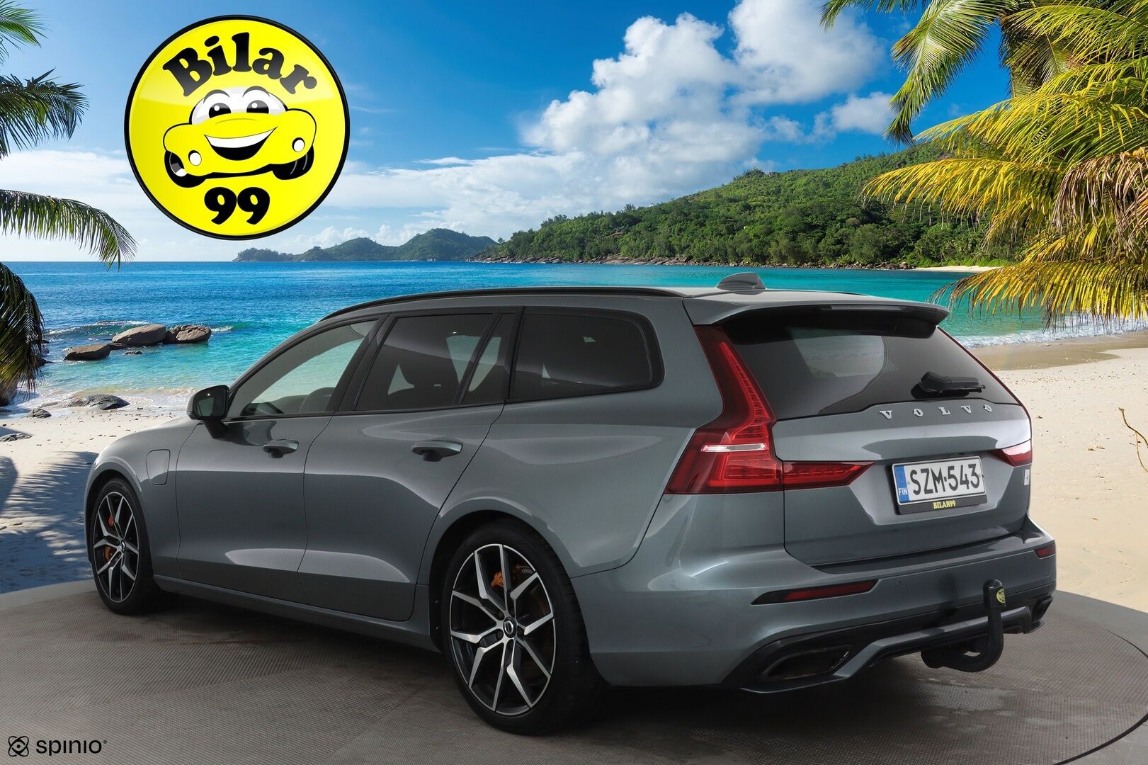 Volvo V60 2020 T8 TwE AWD Business Polestar aut **Panorama / Muistipenkki / Bowers&Wilkins / Webasto / Koukku / KeylessGo / P.kamera** - 3,99 % KORKOTARJOUS TÄHÄN AUTOON - Suomi-auto / Kahdet renkaat aluvanteilla