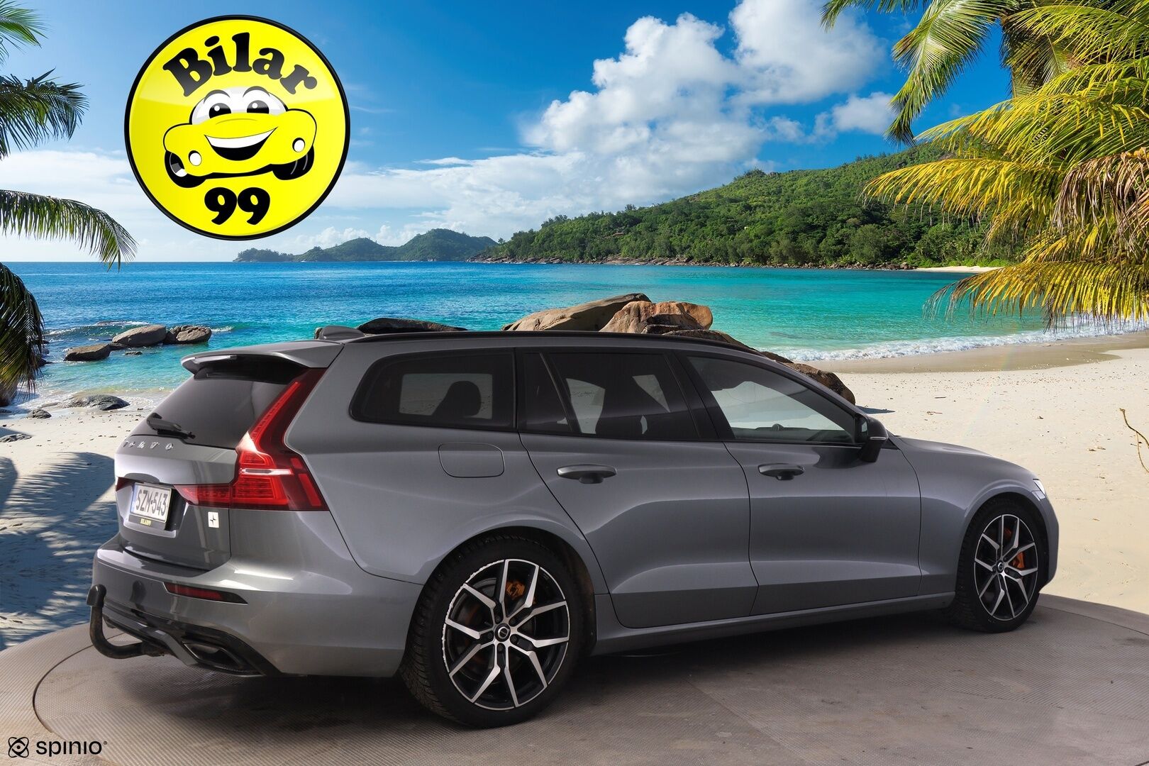 Volvo V60 2020 T8 TwE AWD R-Design Polestar Engineered aut *Bowers&Wilkins / Webasto / ACC / Panoraama / Koukku / P.kamera / BLIS / VOC* - Suomi-auto / Öhlins-alusta / Muistipenkki / Keltaiset turvavyöt / Parkkitutkat