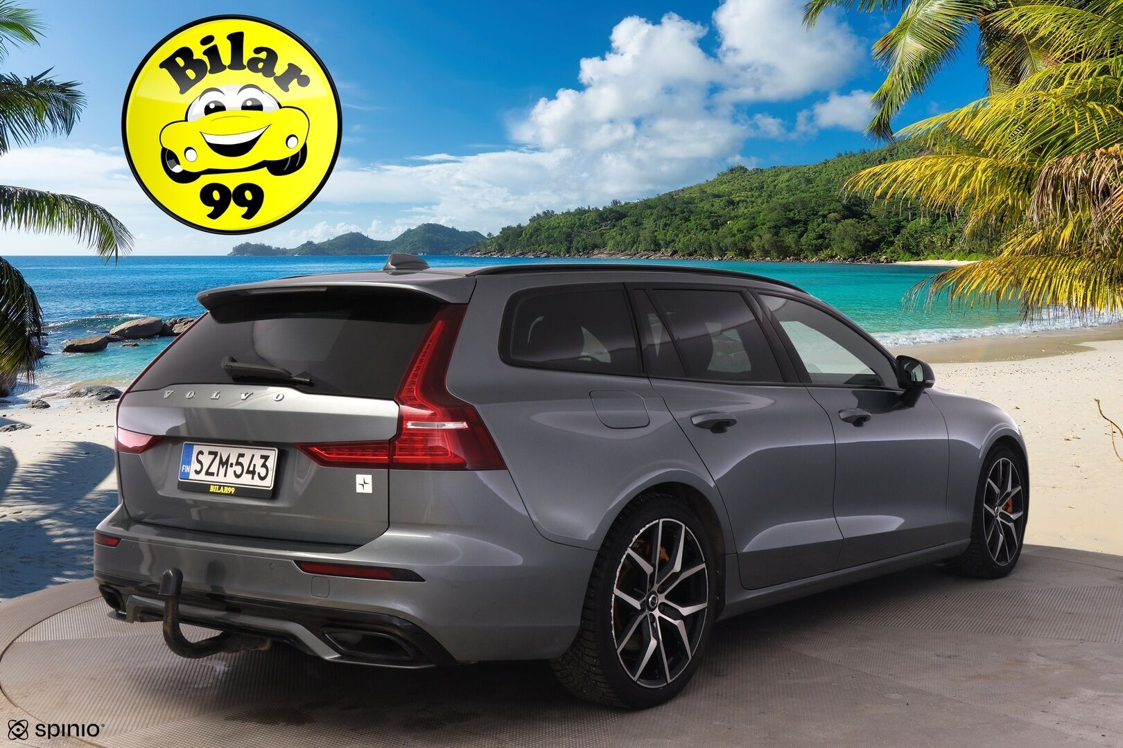 Volvo V60 2020 T8 TwE AWD R-Design Polestar Engineered aut *Bowers&Wilkins / Webasto / ACC / Panoraama / Koukku / P.kamera / BLIS / VOC* - Suomi-auto / Öhlins-alusta / Muistipenkki / Keltaiset turvavyöt / Parkkitutkat
