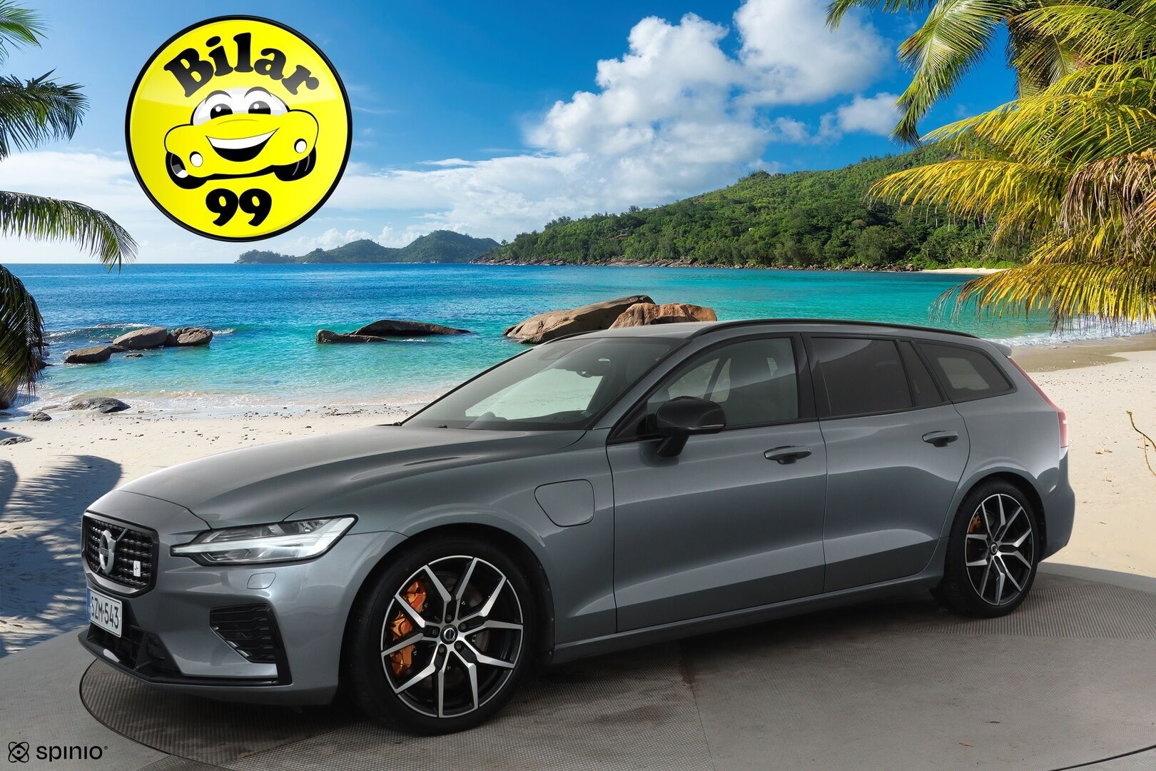 Volvo V60 2020 T8 TwE AWD Business Polestar aut **Panorama / Muistipenkki / Bowers&Wilkins / Webasto / Koukku / KeylessGo / P.kamera** - 3,99 % KORKOTARJOUS TÄHÄN AUTOON - Suomi-auto / Kahdet renkaat aluvanteilla