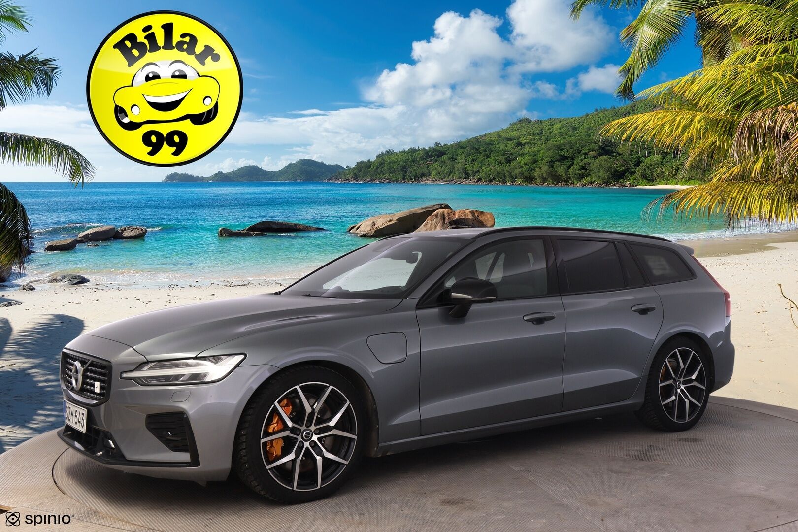 Volvo V60 2020 T8 TwE AWD R-Design Polestar Engineered aut *Bowers&Wilkins / Webasto / ACC / Panoraama / Koukku / P.kamera / BLIS / VOC* - Suomi-auto / Öhlins-alusta / Muistipenkki / Keltaiset turvavyöt / Parkkitutkat