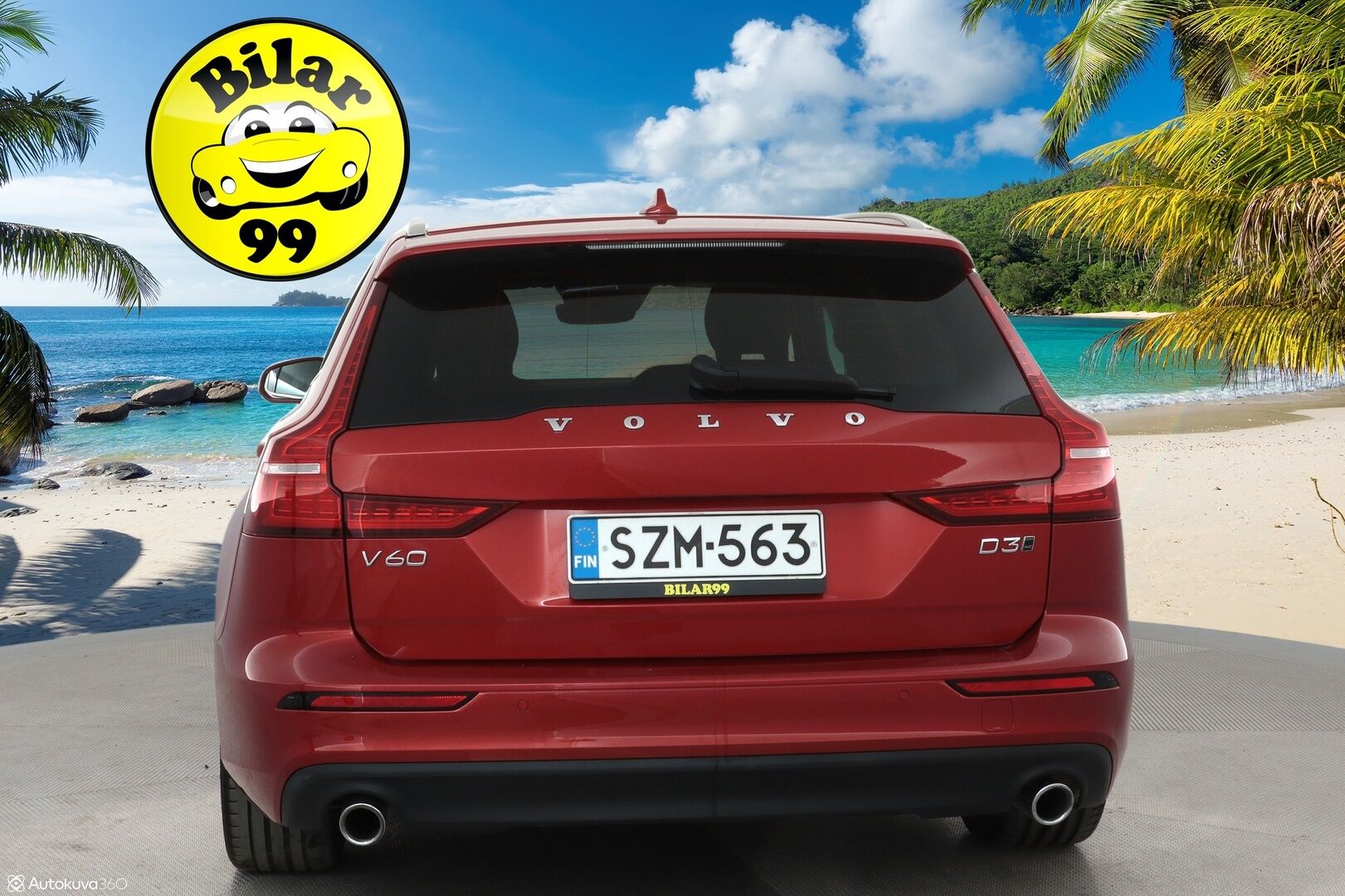 Volvo V60 2020 D3 AWD Business aut **1.Om Suomi-auto / Webasto / Adapt.Vakkari / P.Tutkat / LED-valot / Navi / Kaistavahti** - Digimittaristo / KeylessGO / 2x Renkaat
