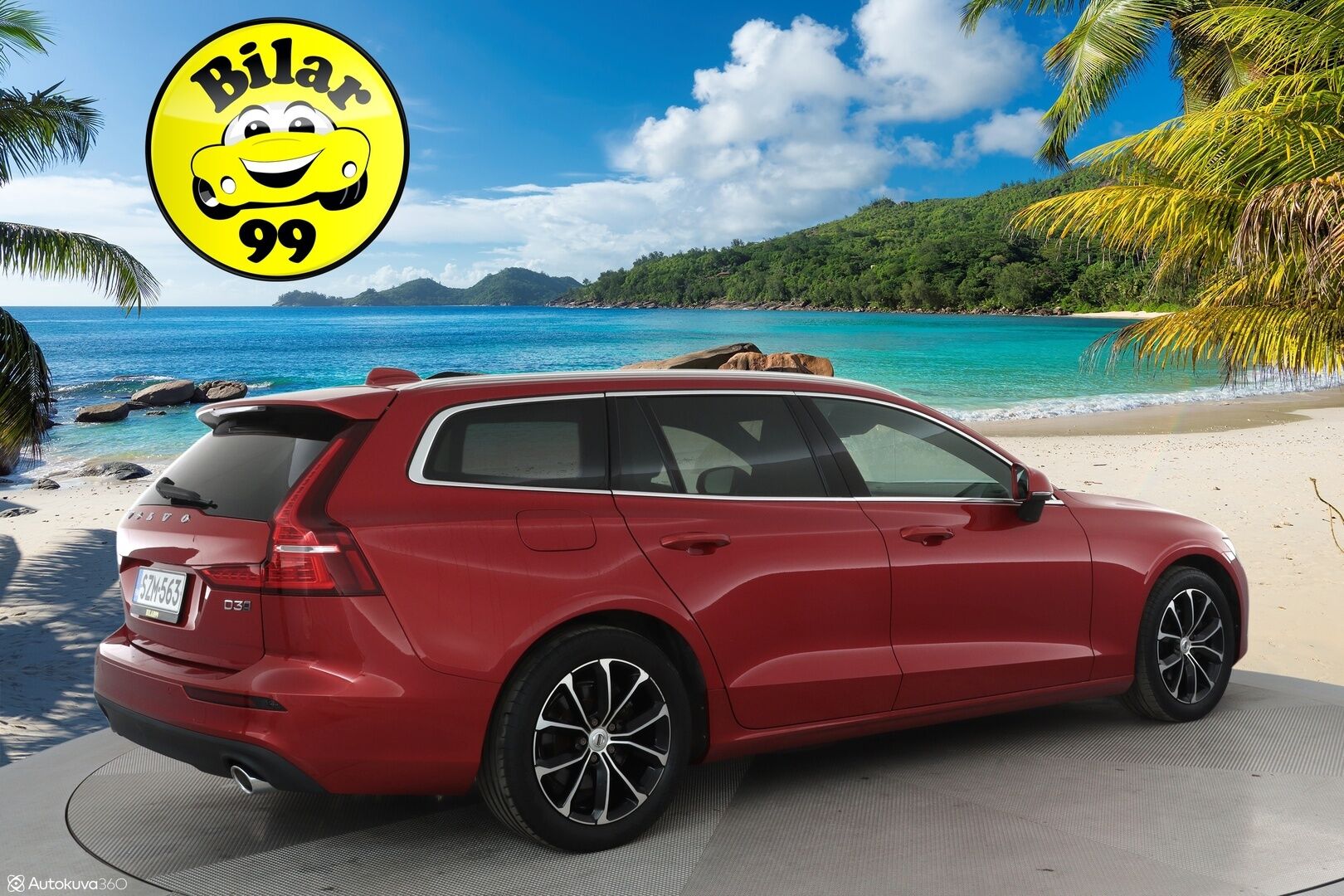 Volvo V60 2020 D3 AWD Business aut **1.Om Suomi-auto / Webasto / Adapt.Vakkari / P.Tutkat / LED-valot / Navi / Kaistavahti** - Digimittaristo / KeylessGO / 2x Renkaat