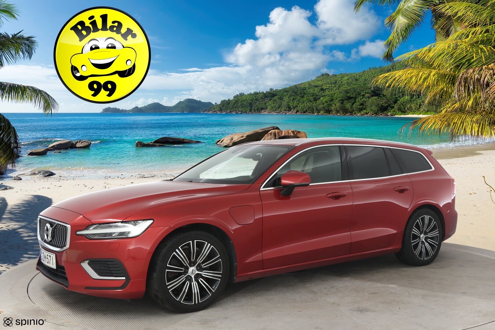 Volvo V60 2020 T8 TwE AWD Inscription aut **Webasto / Koukku / Adapt.Vakkari / Full-LED / P.Kamera / Sporttipenkki Muistilla / Navi** - Suomi-auto / Kahdet Renkaat / AWD / Sporttipenkit muistilla / Taittuva vetokoukku / Webasto / Adapt. vakkari / BLIS / KeyLessGo 
