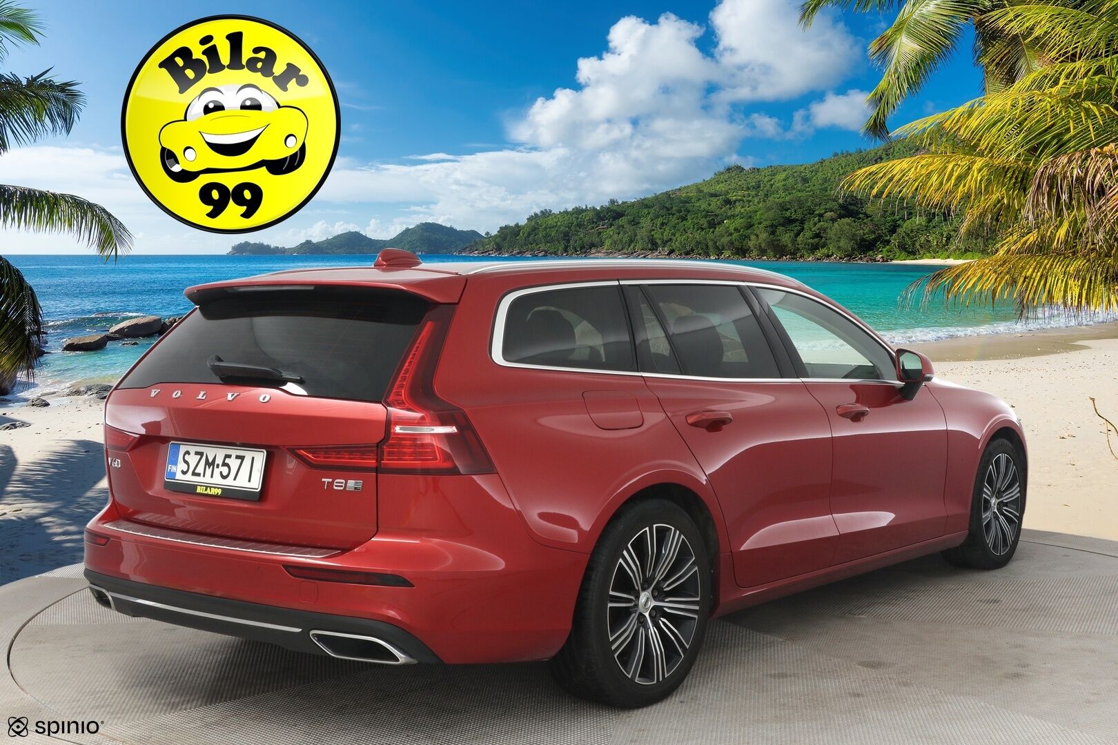 Volvo V60 2020 T8 TwE AWD Inscription aut **Webasto / Koukku / Adapt.Vakkari / Full-LED / P.Kamera / Sporttipenkki Muistilla / Navi** - Suomi-auto / Kahdet Renkaat / AWD / Sporttipenkit muistilla / Taittuva vetokoukku / Webasto / Adapt. vakkari / BLIS / KeyLessGo 