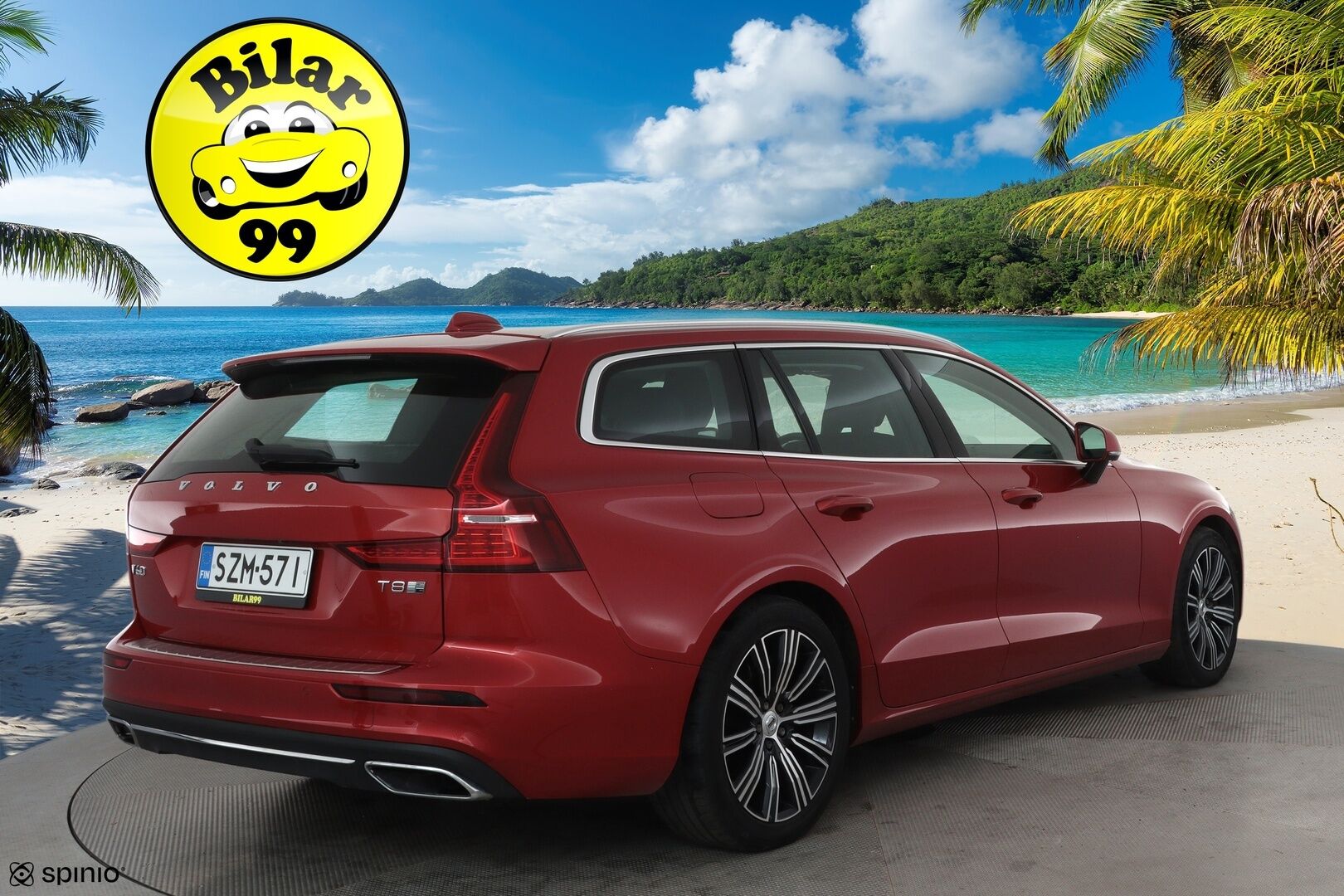 Volvo V60 2020 T8 TwE AWD Inscription aut **Webasto / Koukku / Adapt.Vakkari / Full-LED / P.Kamera / Sporttipenkki Muistilla / Navi** - Suomi-auto / Kahdet Renkaat