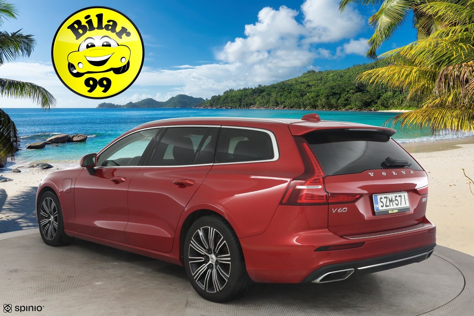 Volvo V60 2020 T8 TwE AWD Inscription aut **Webasto / Koukku / Adapt.Vakkari / Full-LED / P.Kamera / Sporttipenkki Muistilla / Navi** - Suomi-auto / Kahdet Renkaat / AWD / Sporttipenkit muistilla / Taittuva vetokoukku / Webasto / Adapt. vakkari / BLIS / KeyLessGo 