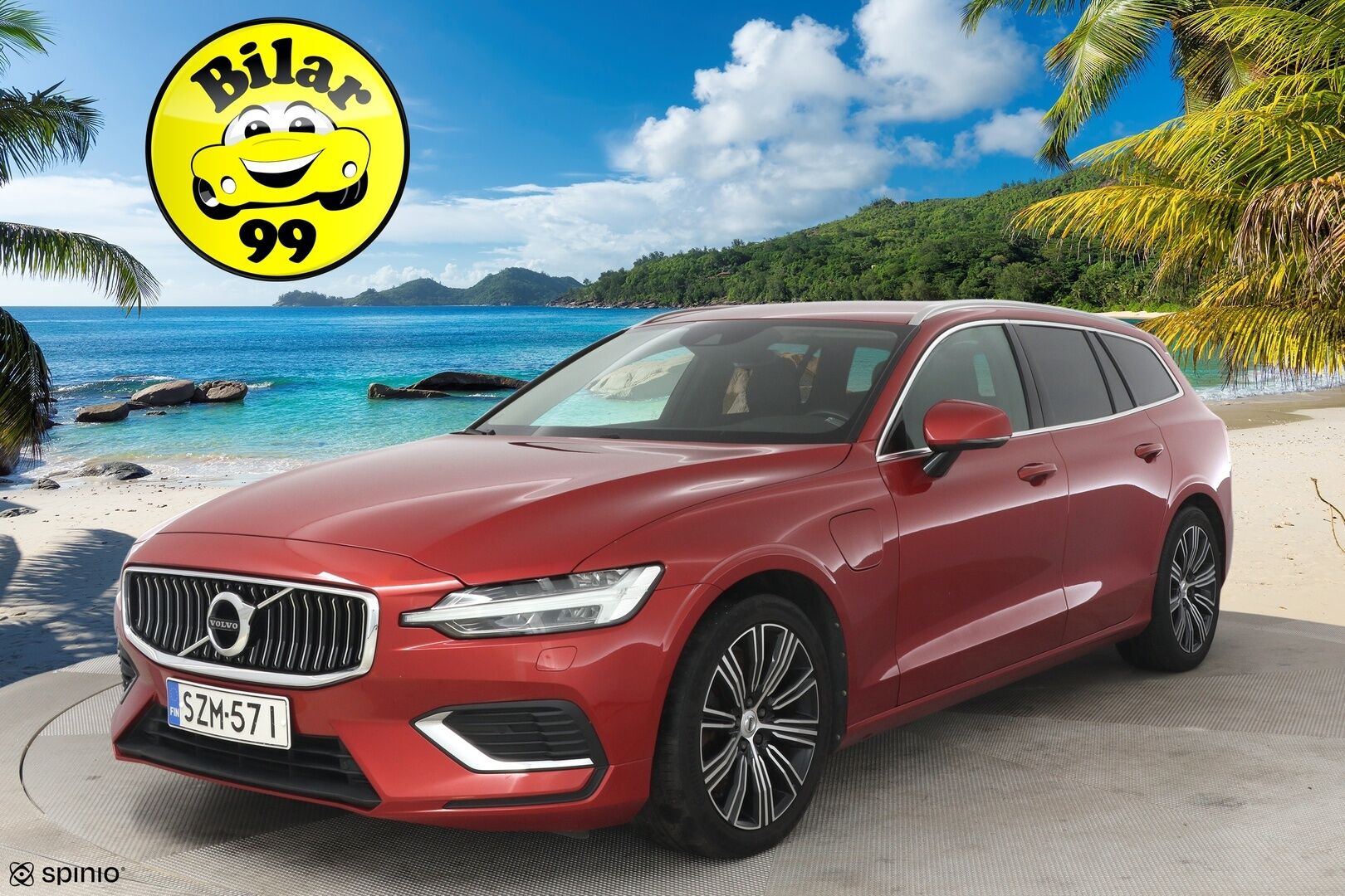 Volvo V60 2020 T8 TwE AWD Inscription aut **Webasto / Koukku / Adapt.Vakkari / Full-LED / P.Kamera / Sporttipenkki Muistilla / Navi** - Suomi-auto / Kahdet Renkaat / AWD / Sporttipenkit muistilla / Taittuva vetokoukku / Webasto / Adapt. vakkari / BLIS / KeyLessGo 