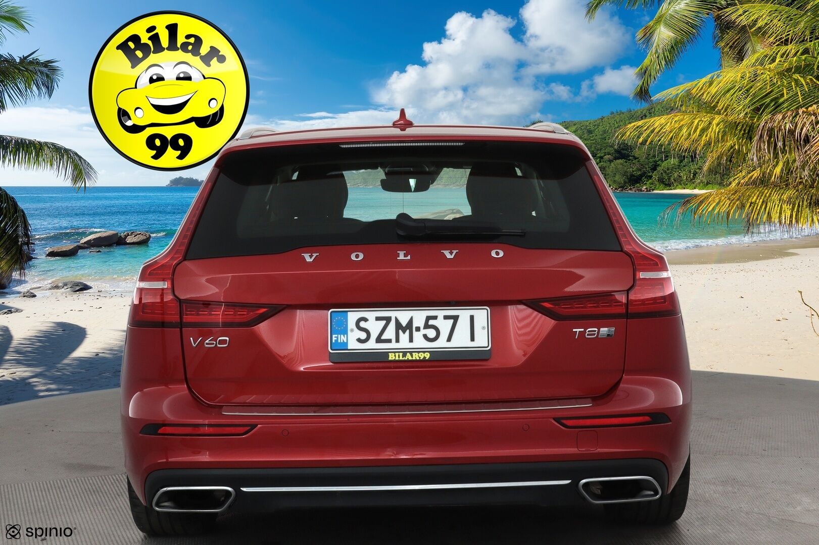 Volvo V60 2020 T8 TwE AWD Inscription aut **Webasto / Koukku / Adapt.Vakkari / Full-LED / P.Kamera / Sporttipenkki Muistilla / Navi** - Suomi-auto / Kahdet Renkaat