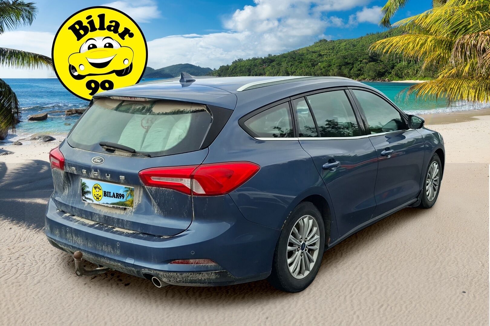 Ford Focus 2020 1,0 EcoBoost 125hv M6 Titanium Wagon - | Suomi-auto | Webasto | KeyLessGo | Vetokoukku | LED-ajovalot | 