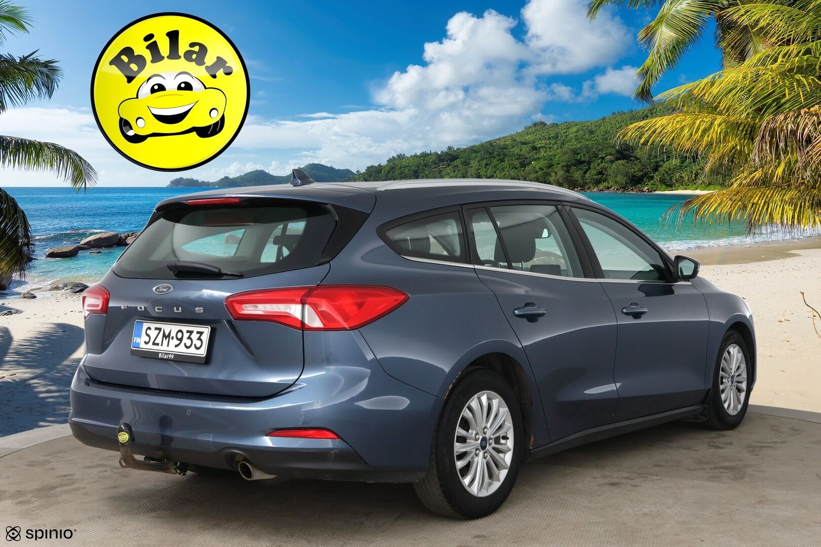 Ford Focus 2020 1,0 EcoBoost 125hv M6 Titanium Wagon - | Suomi-auto | Webasto | KeyLessGo | Vetokoukku | LED-ajovalot | 