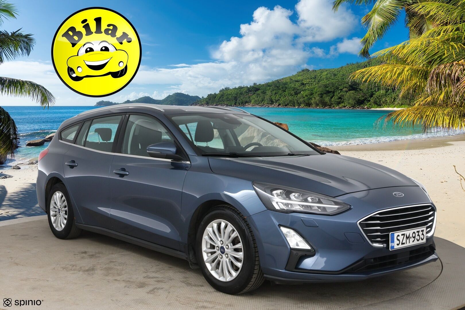 Ford Focus 2020 1,0 EcoBoost 125hv M6 Titanium Wagon - | Suomi-auto | Webasto | KeyLessGo | Vetokoukku | LED-ajovalot | 