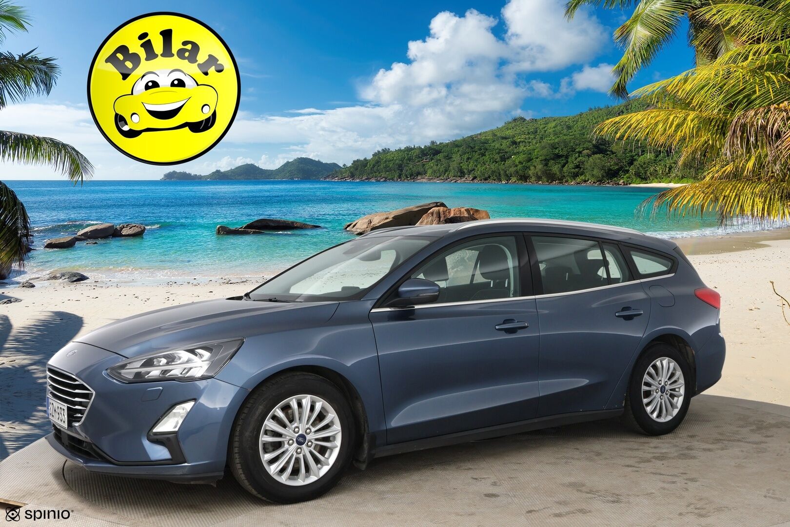 Ford Focus 2020 1,0 EcoBoost 125hv M6 Titanium Wagon - | Suomi-auto | Webasto | KeyLessGo | Vetokoukku | LED-ajovalot | 