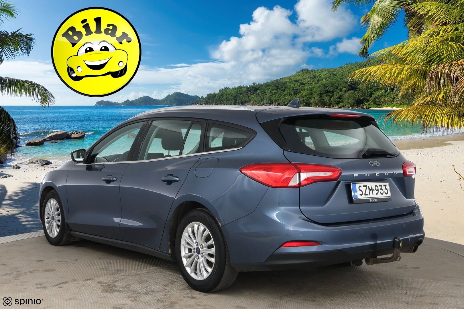 Ford Focus 2020 1,0 EcoBoost 125hv M6 Titanium Wagon - | Suomi-auto | Webasto | KeyLessGo | Vetokoukku | LED-ajovalot | 