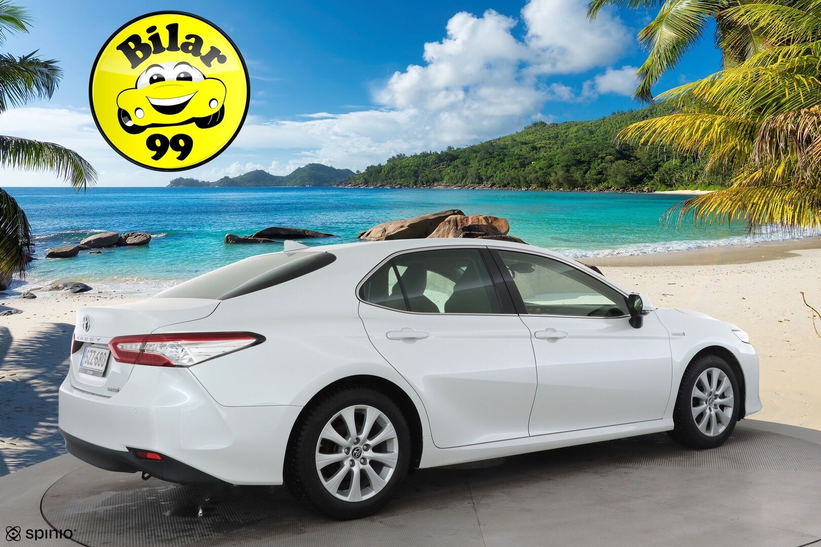 Toyota Camry 2020 2,5 Hybrid Style Business * ACC / P.kamera / Webasto / LED / Navi / Sähköpenkit / Keyless / Vaaleat nahat * - Suomi-auto / Kahdet renkaat aluvanteilla / Merkkihuollettu