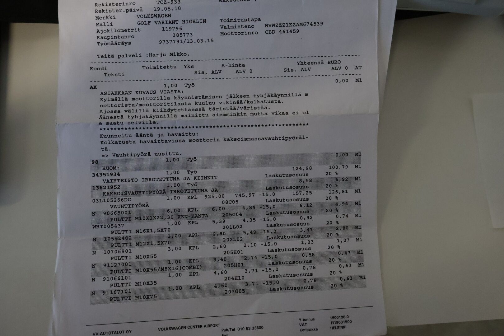 Volkswagen Golf 2010 Variant Highline 2,0 TDI 103 kW (140 hv) DSG-automaatti ** YritysOutlet - Myydään vain yrityksille - *Suomi-Auto, Irrotettava koukku, Vakkari*