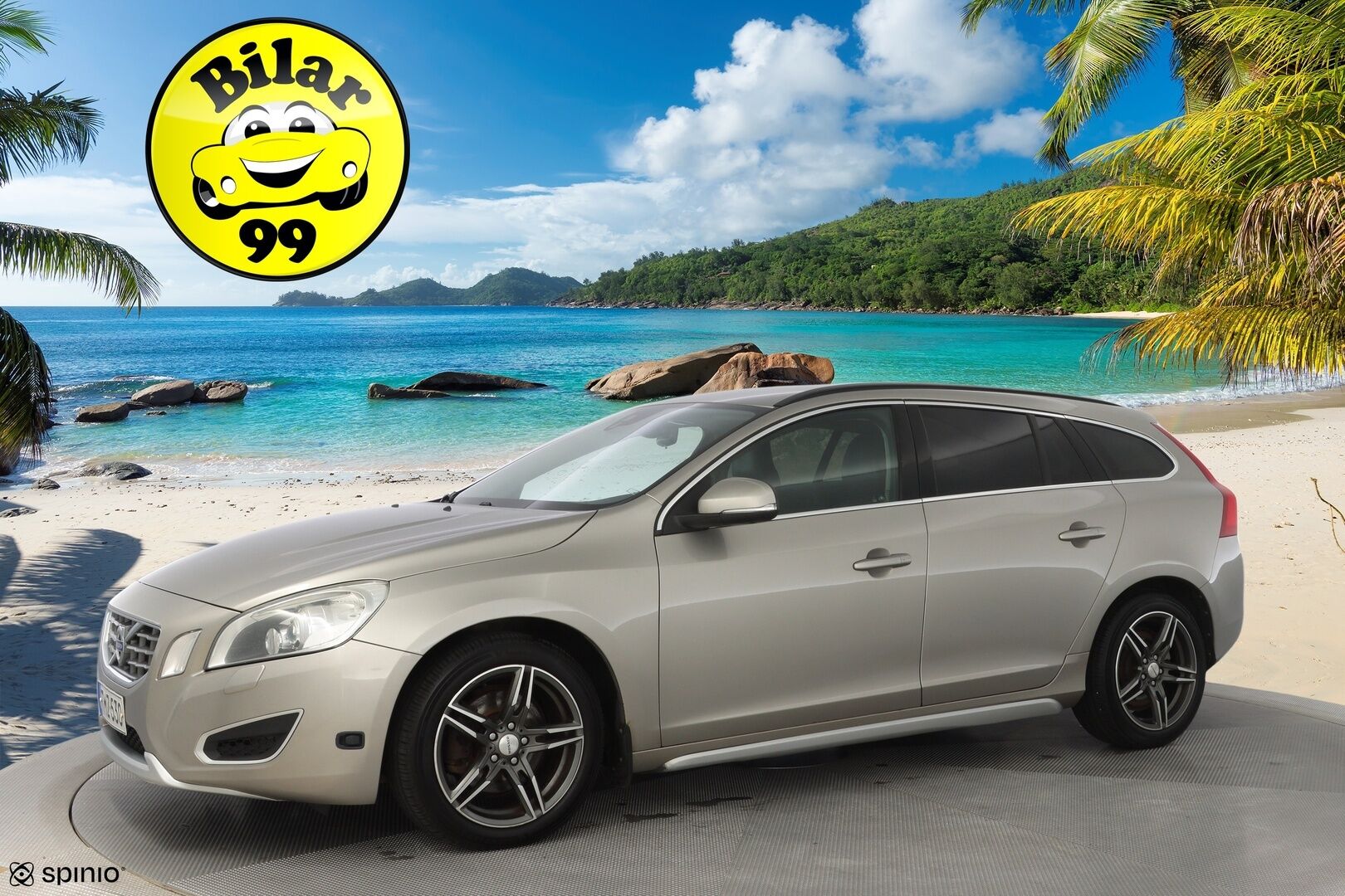 Volvo V60 2010 D3 Momentum aut *Webasto / Koukku / Nahkasisusta / Vakkari / KeylessGo / Tutka / Bluetooth* - Suomi-Auto / Kahdet hyvät renkaat alumiinivanteilla / Hyvät huollot