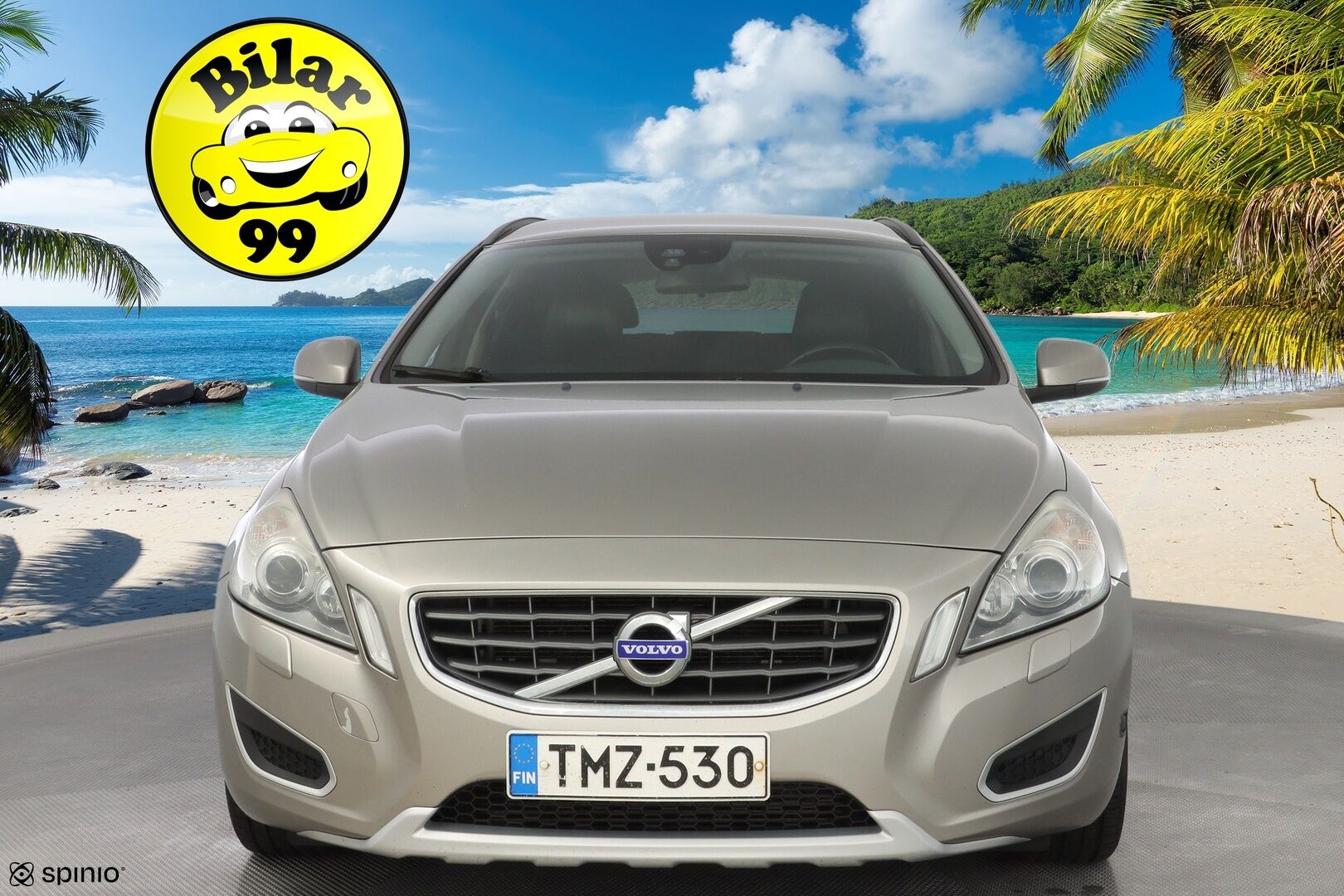 Volvo V60 2010 D3 Momentum aut *Webasto / Koukku / Nahkasisusta / Vakkari / KeylessGo / Tutka / Bluetooth* - Suomi-Auto / Kahdet hyvät renkaat alumiinivanteilla / Hyvät huollot