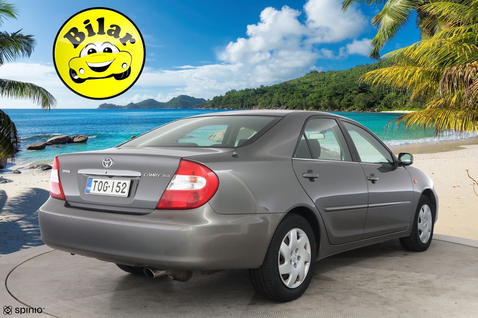 Toyota Camry 2004 4D CAMRY SEDAN 2.4 - Yksiomisteinen Suomi-auto merkkiliikkeen huoltohistorialla!