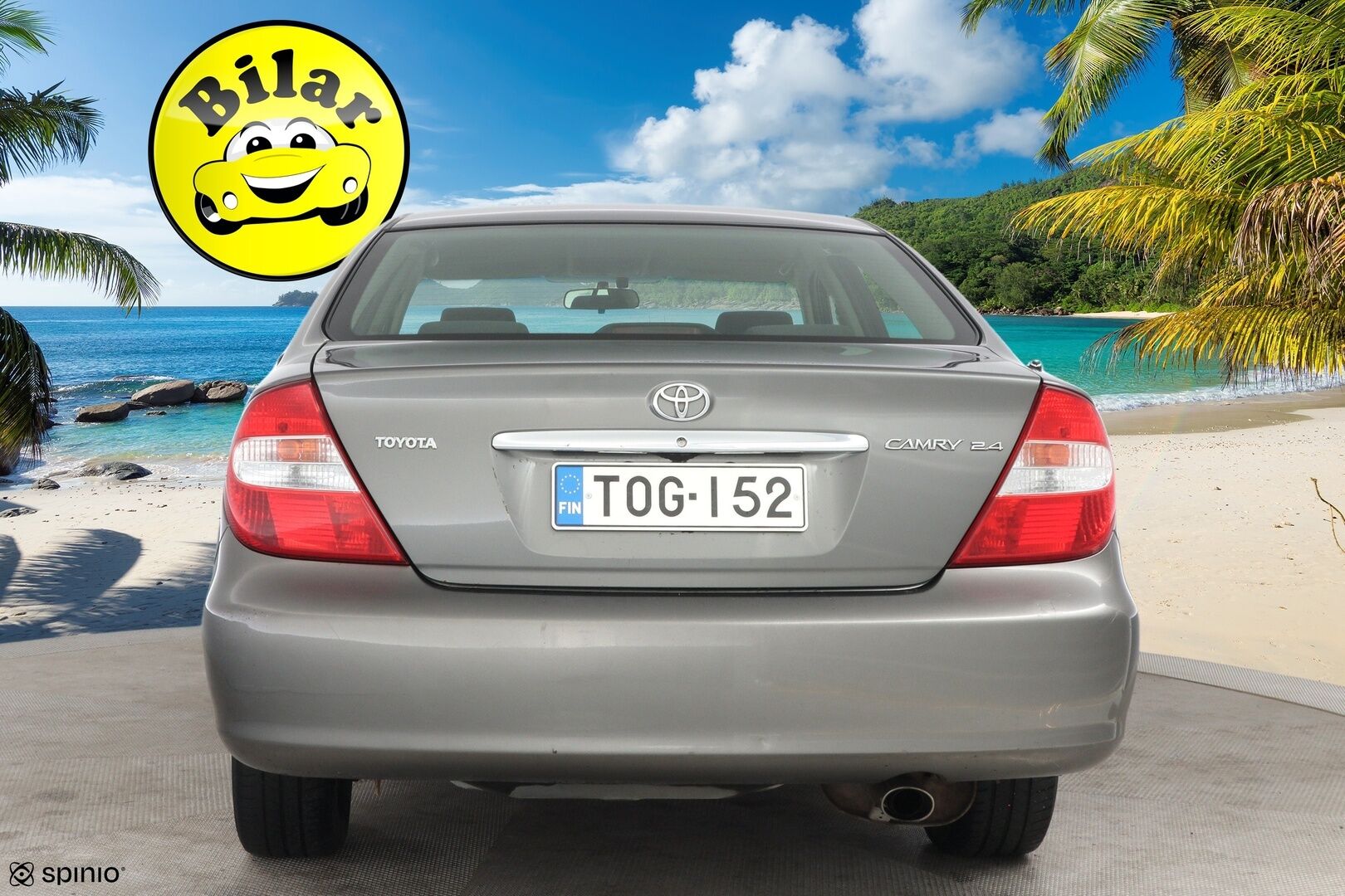 Toyota Camry 2004 4D CAMRY SEDAN 2.4 - Yksiomisteinen Suomi-auto merkkiliikkeen huoltohistorialla!