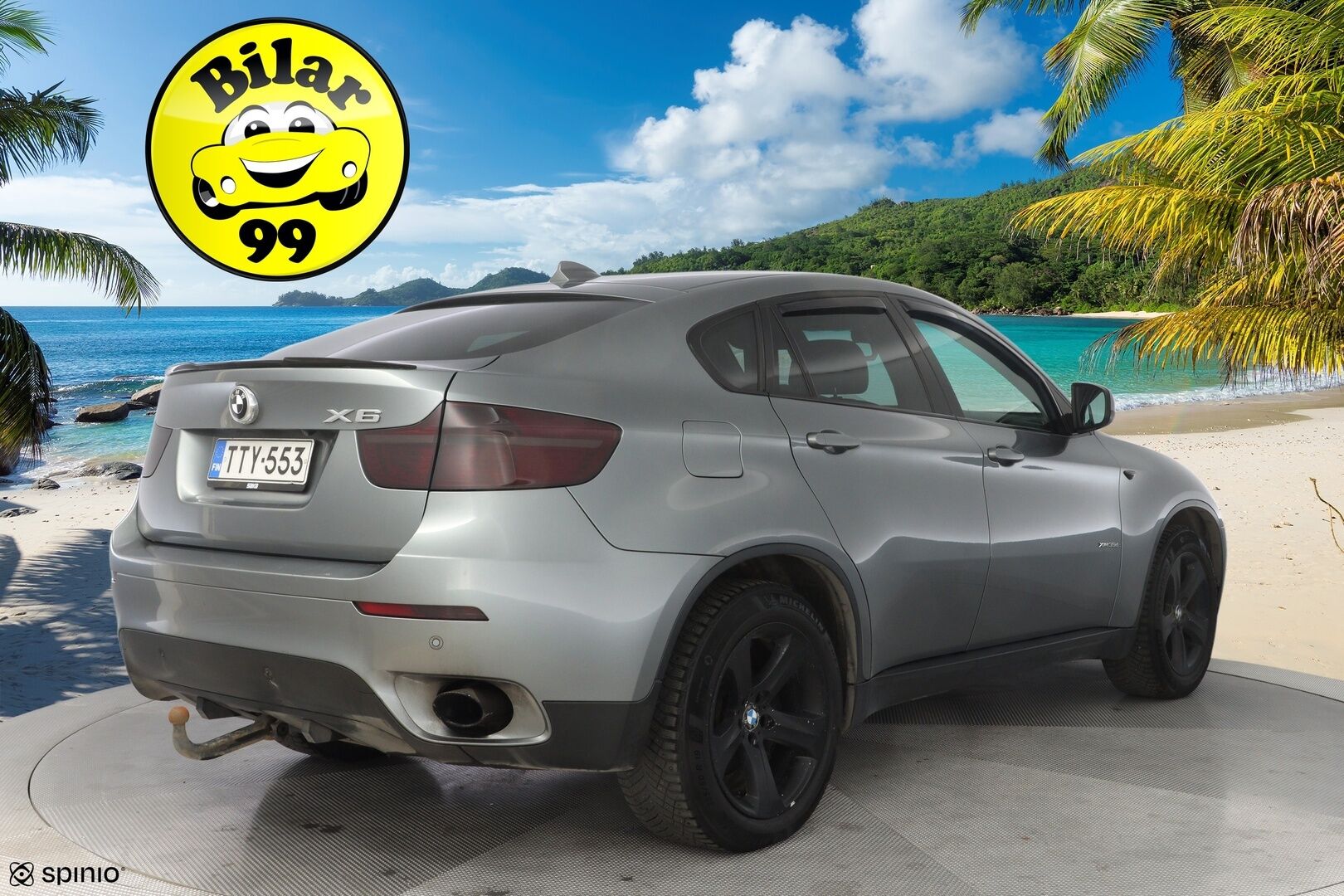 BMW X6 2009 xDrive 35d A E71 Sport - YritysOutlet - Myydään vain yrityksille - Suomi-auto / Hi-Fi äänentoisto / Sporttinahat / Kahdet BMW vanteet / Koukku / Kamera